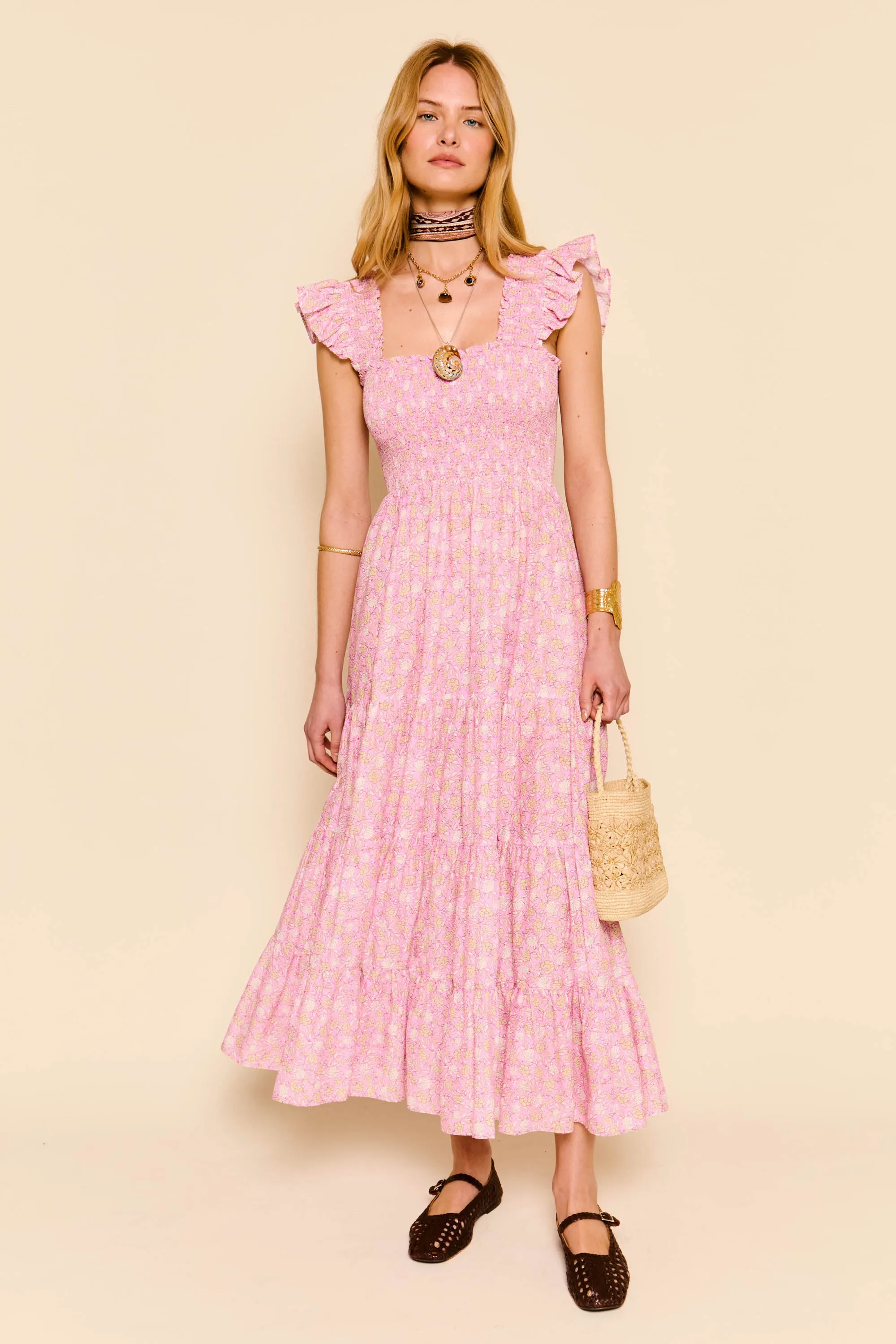 Kendall - Shell Pansy Blush sold by RIXO