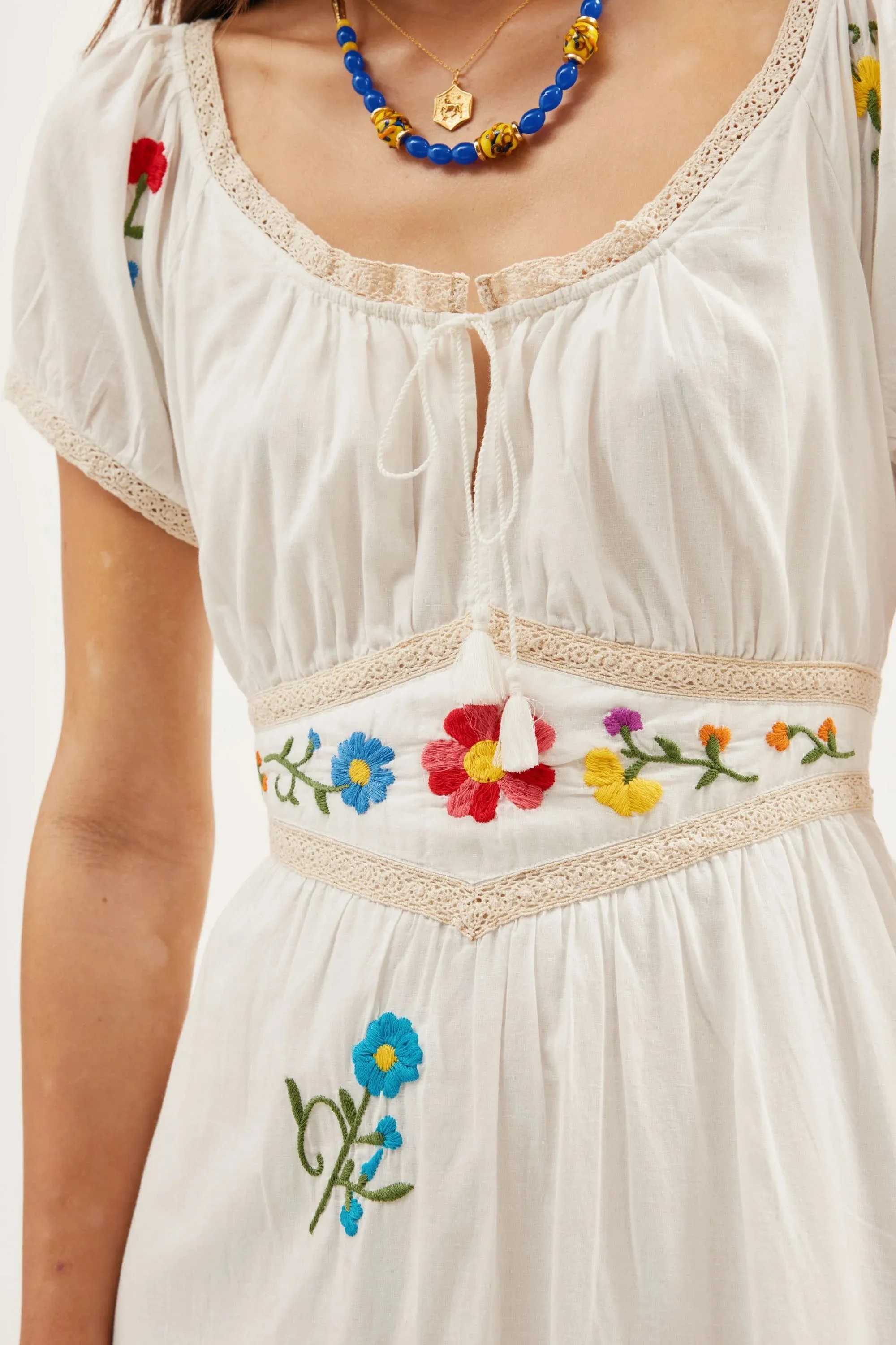 Alani - Ombre Floral Embroidery Ivory sold by RIXO product image thumbnail 2