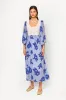 Dulcie  -  Milos Floral Blue sold by RIXO