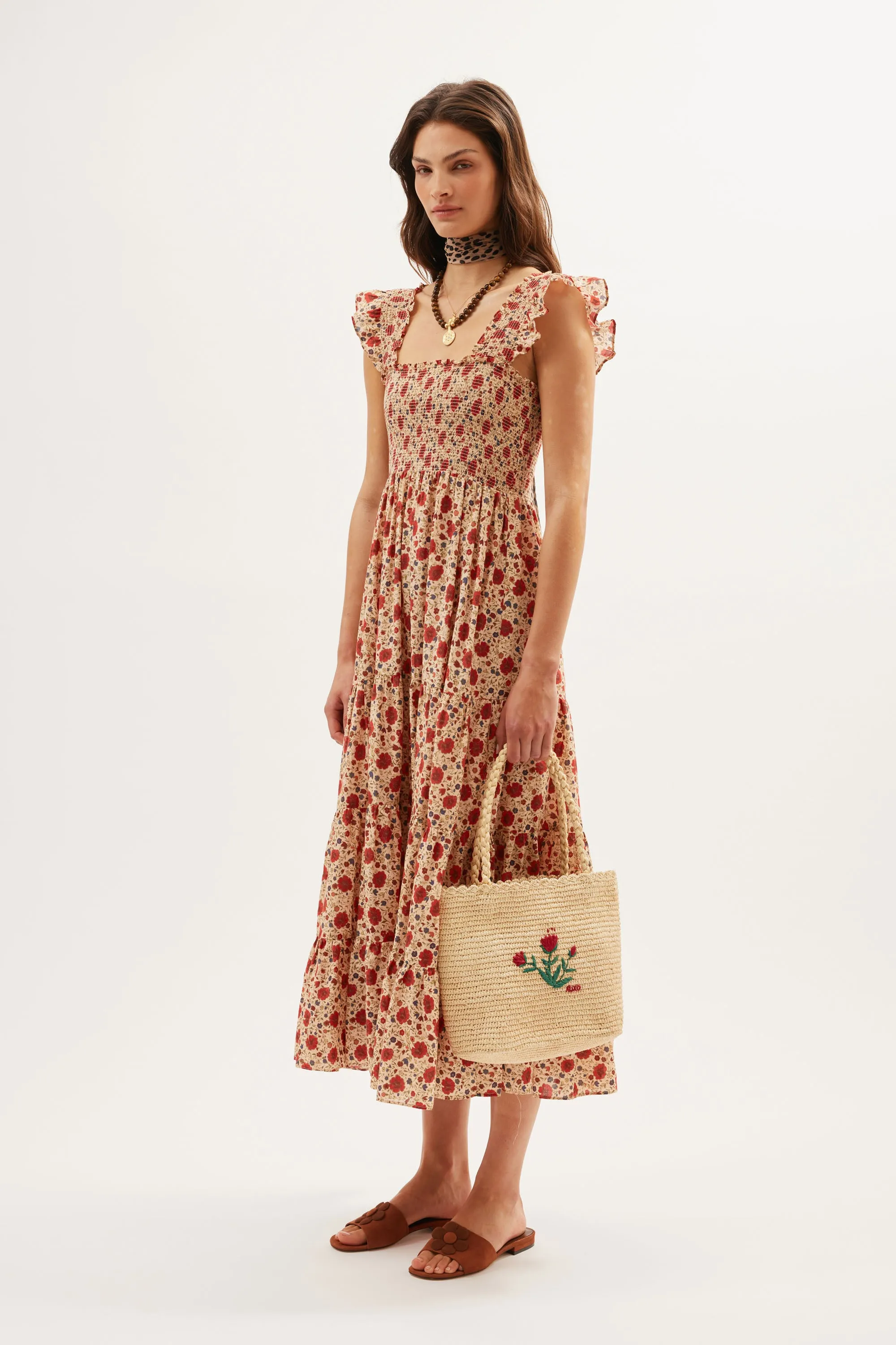 Kendall - Eva Floral Cream sold by RIXO product image thumbnail 3