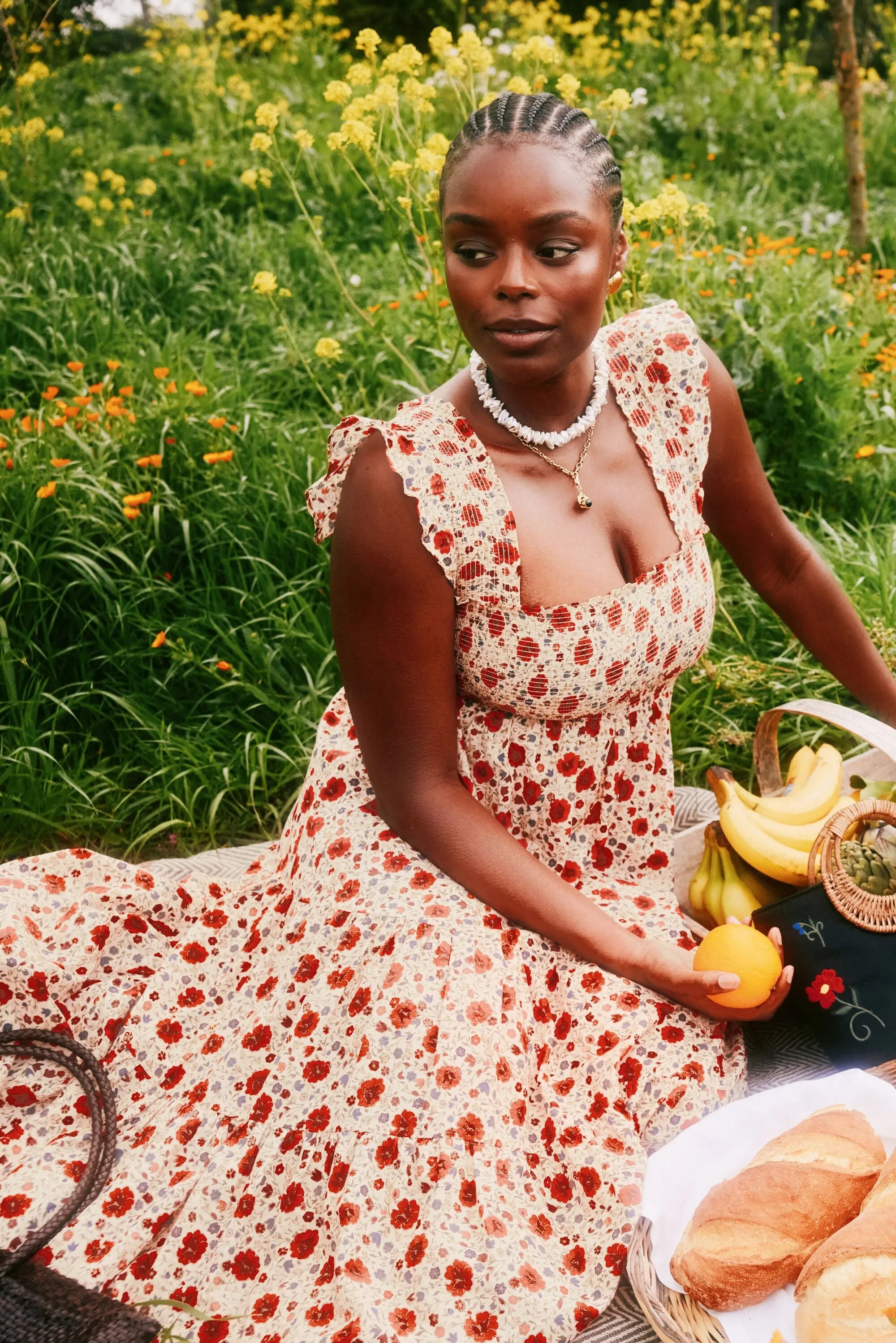 Kendall - Eva Floral Cream sold by RIXO product image thumbnail 2