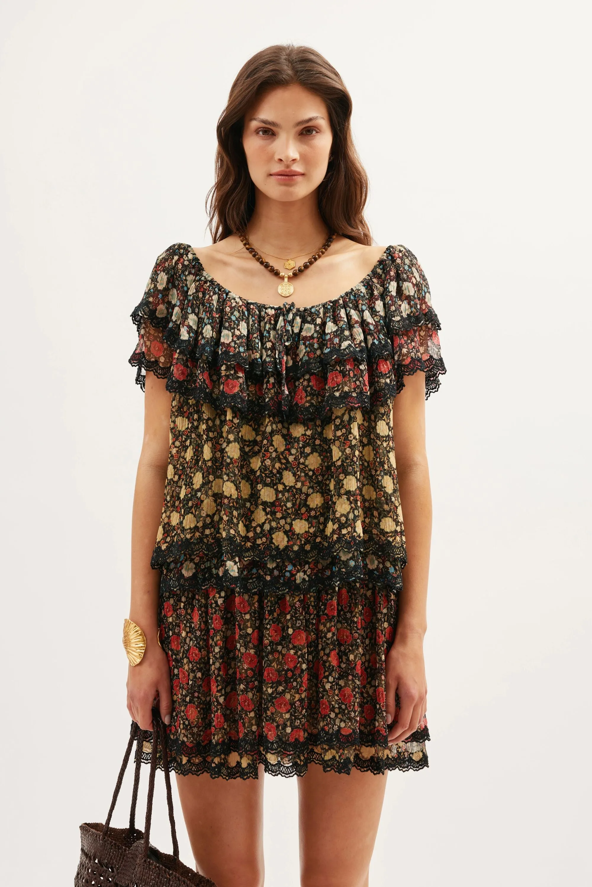 Leilani  -  Eva Floral Mix Black sold by RIXO product image thumbnail 3