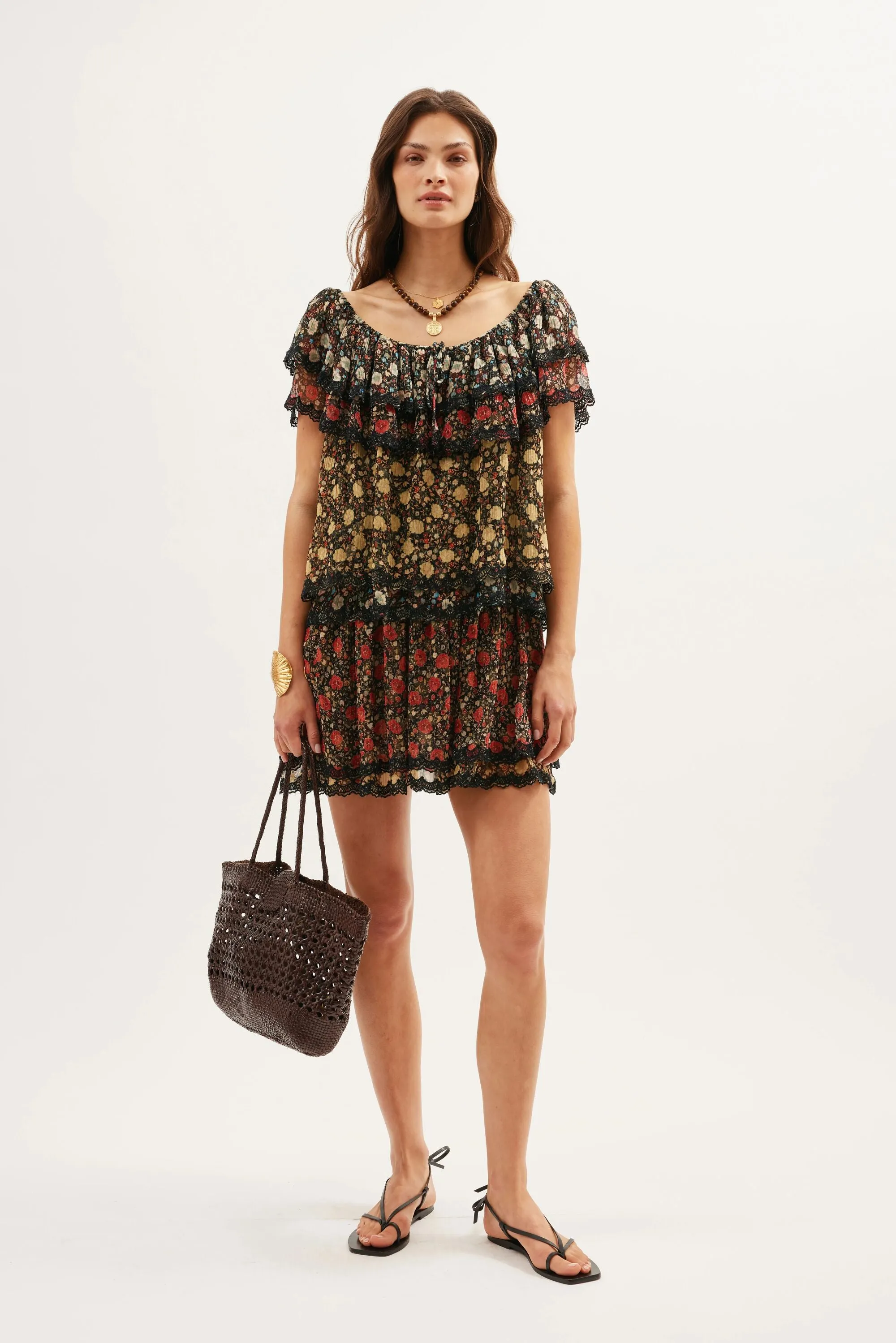 Leilani  -  Eva Floral Mix Black sold by RIXO