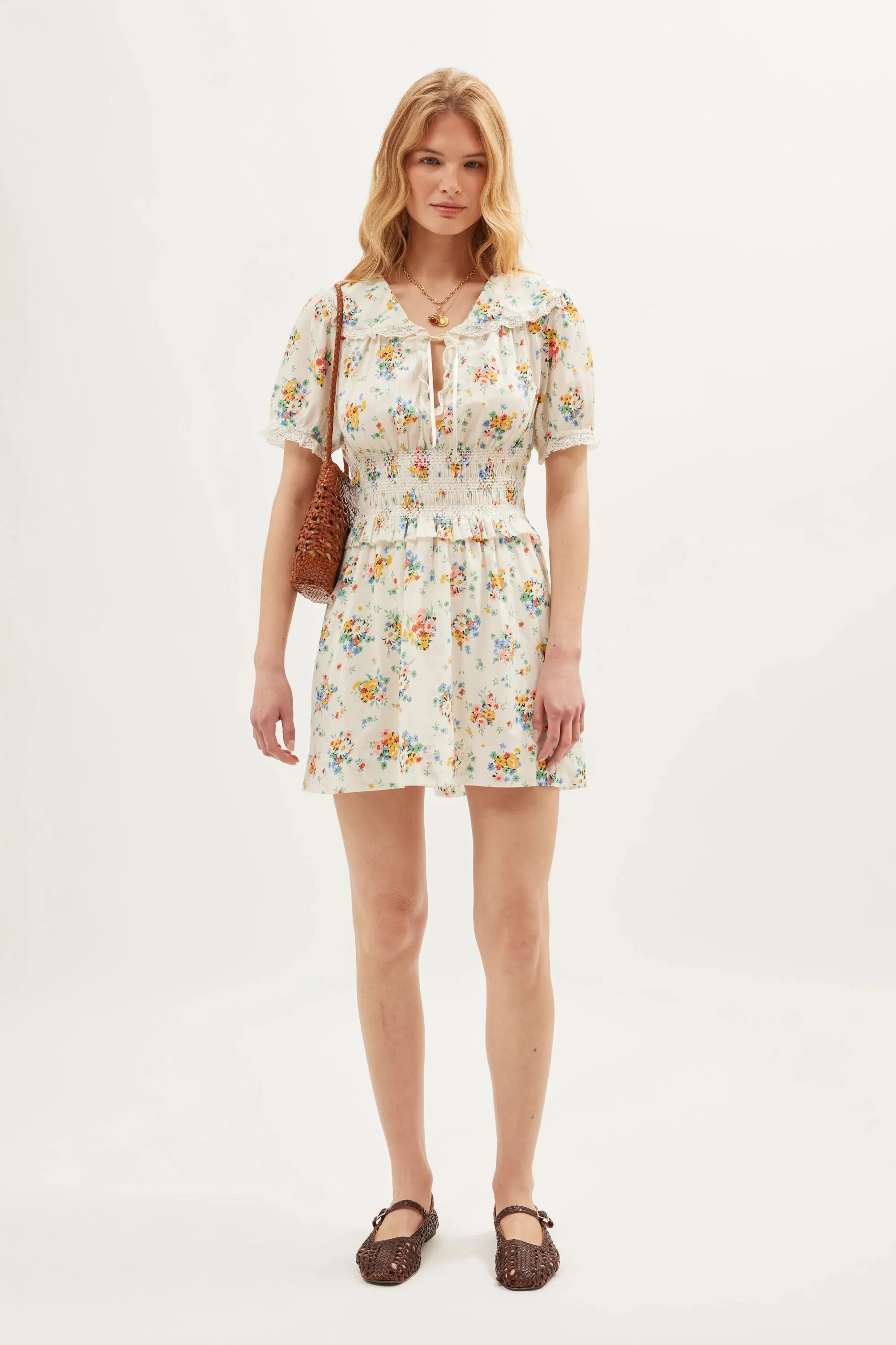 Aneska - Darcie Vintage Cream sold by RIXO product image thumbnail 3