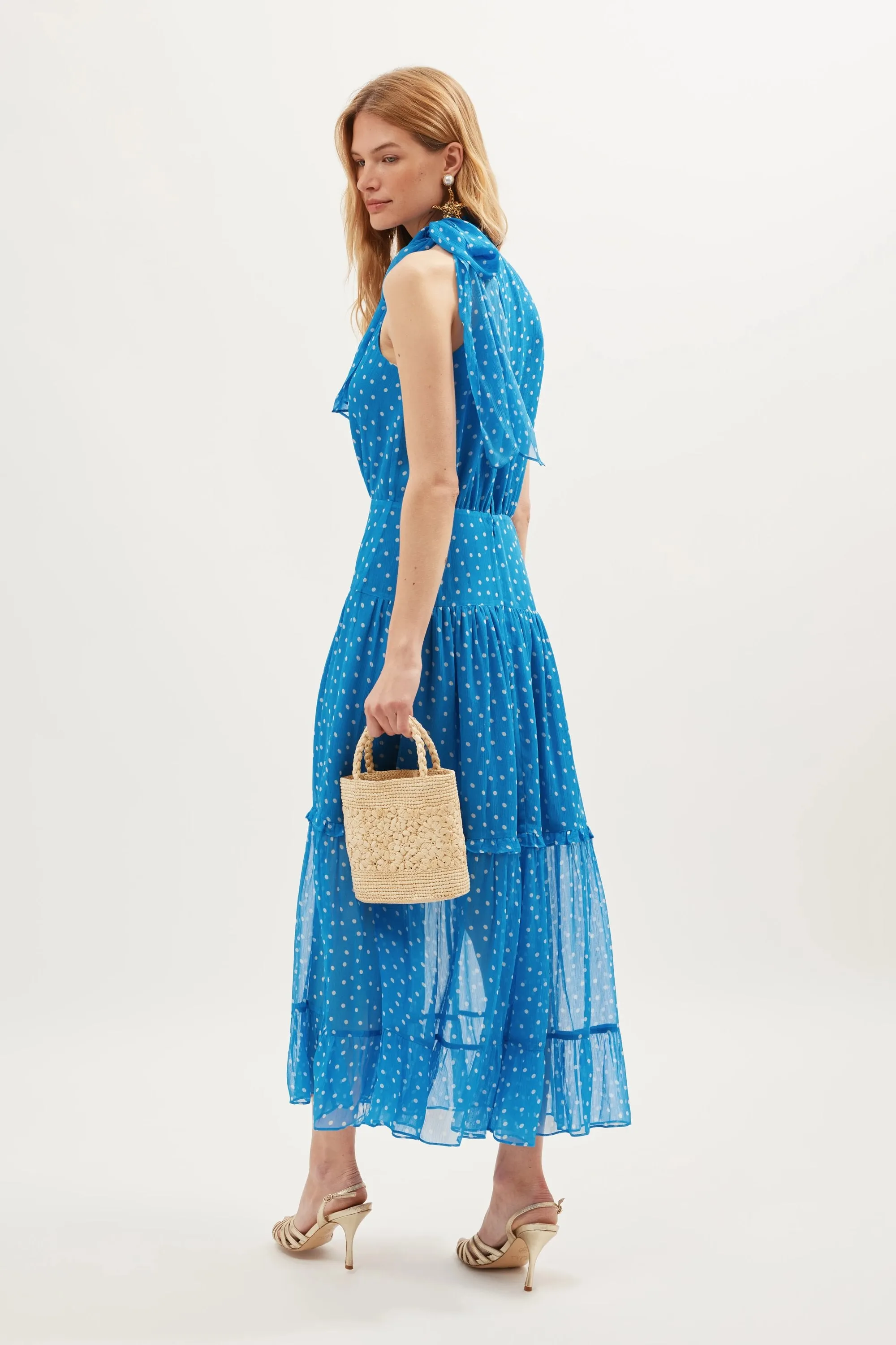 Abi - Layla Dot Blue sold by RIXO product image thumbnail 5