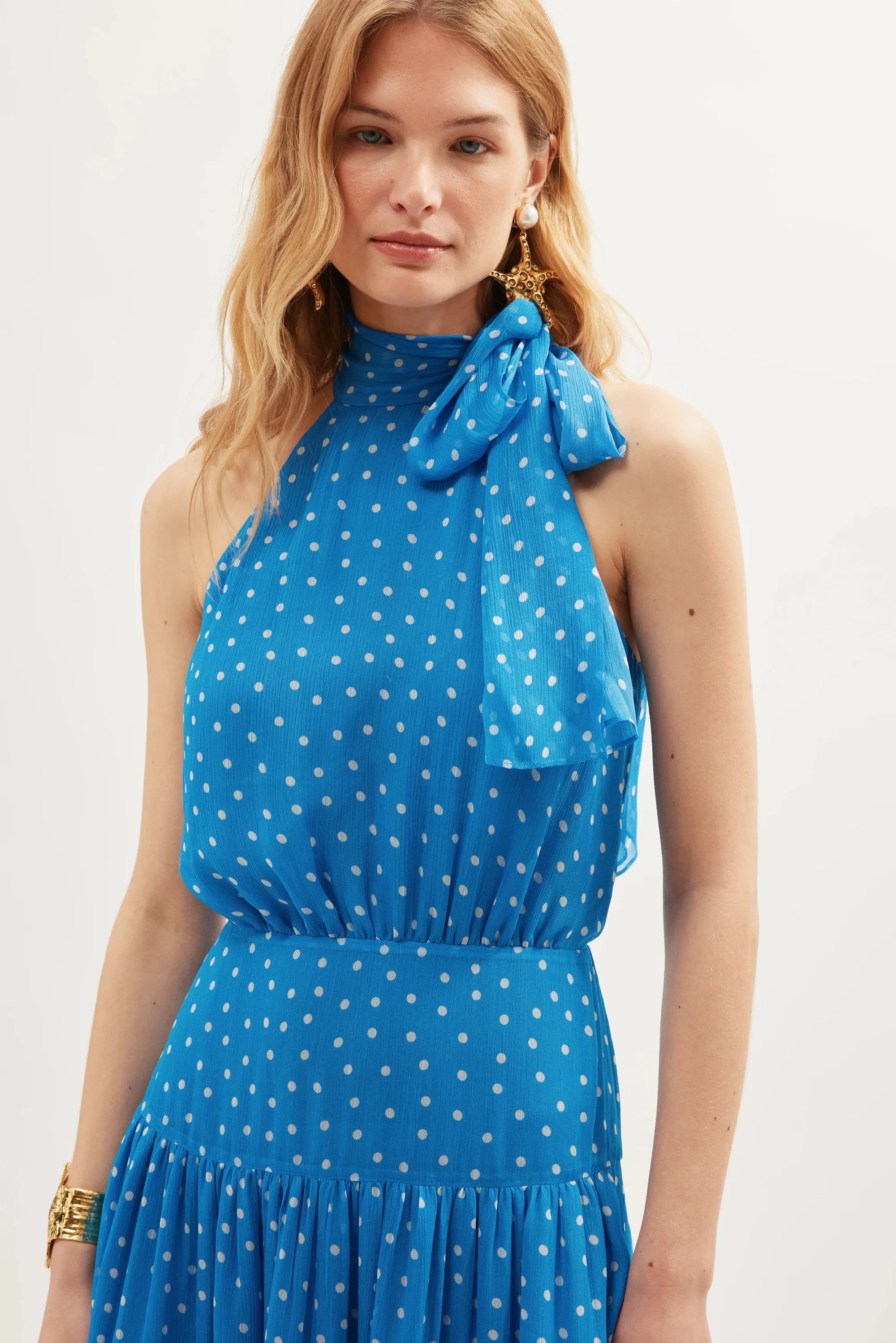 Abi - Layla Dot Blue sold by RIXO product image thumbnail 2