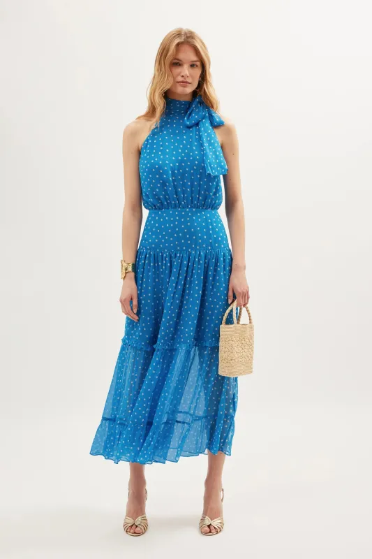 Abi  -  Layla Dot Blue sold by RIXO