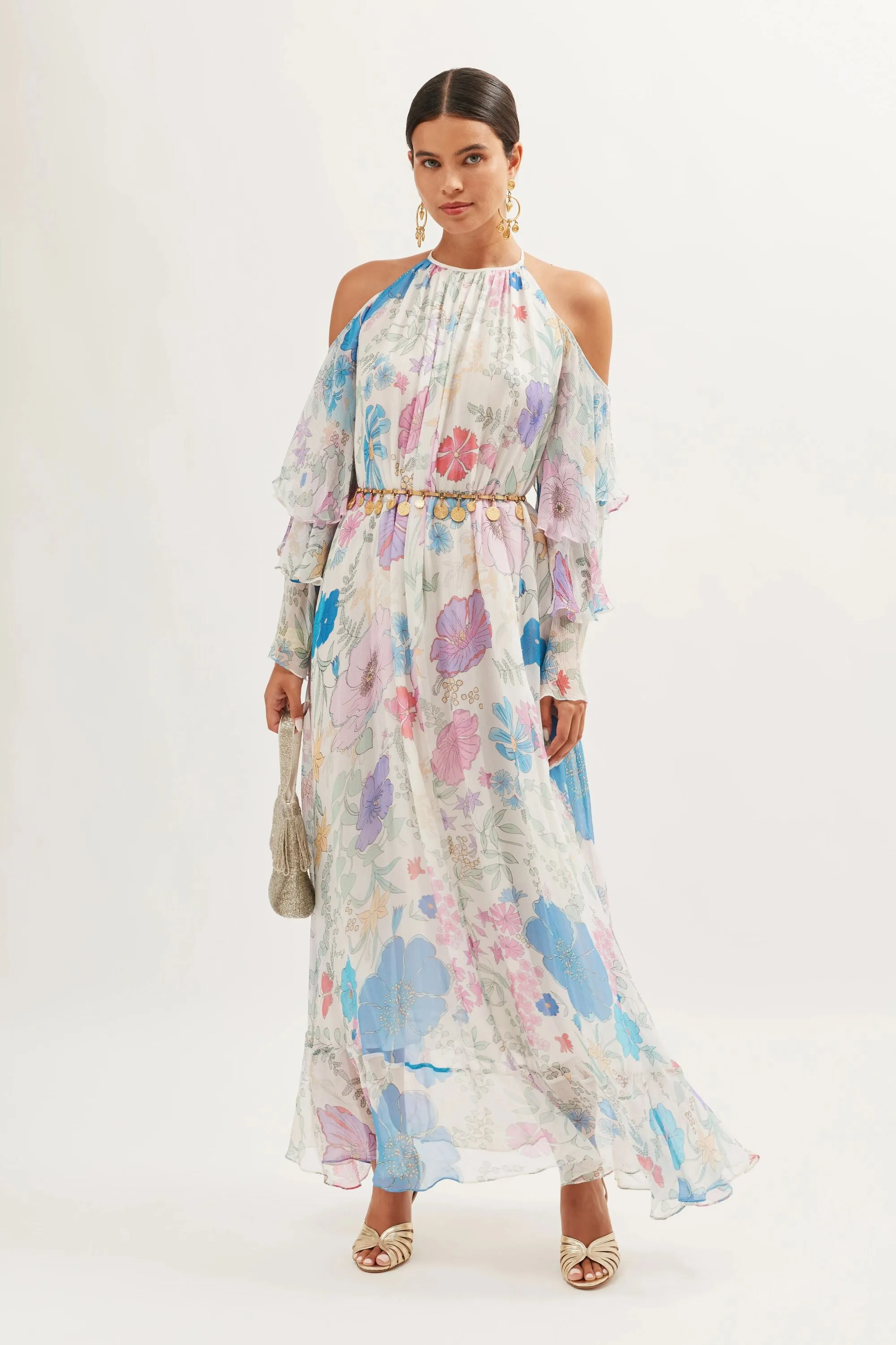 Niara - Bhatia Floral Cream sold by RIXO product image thumbnail 4