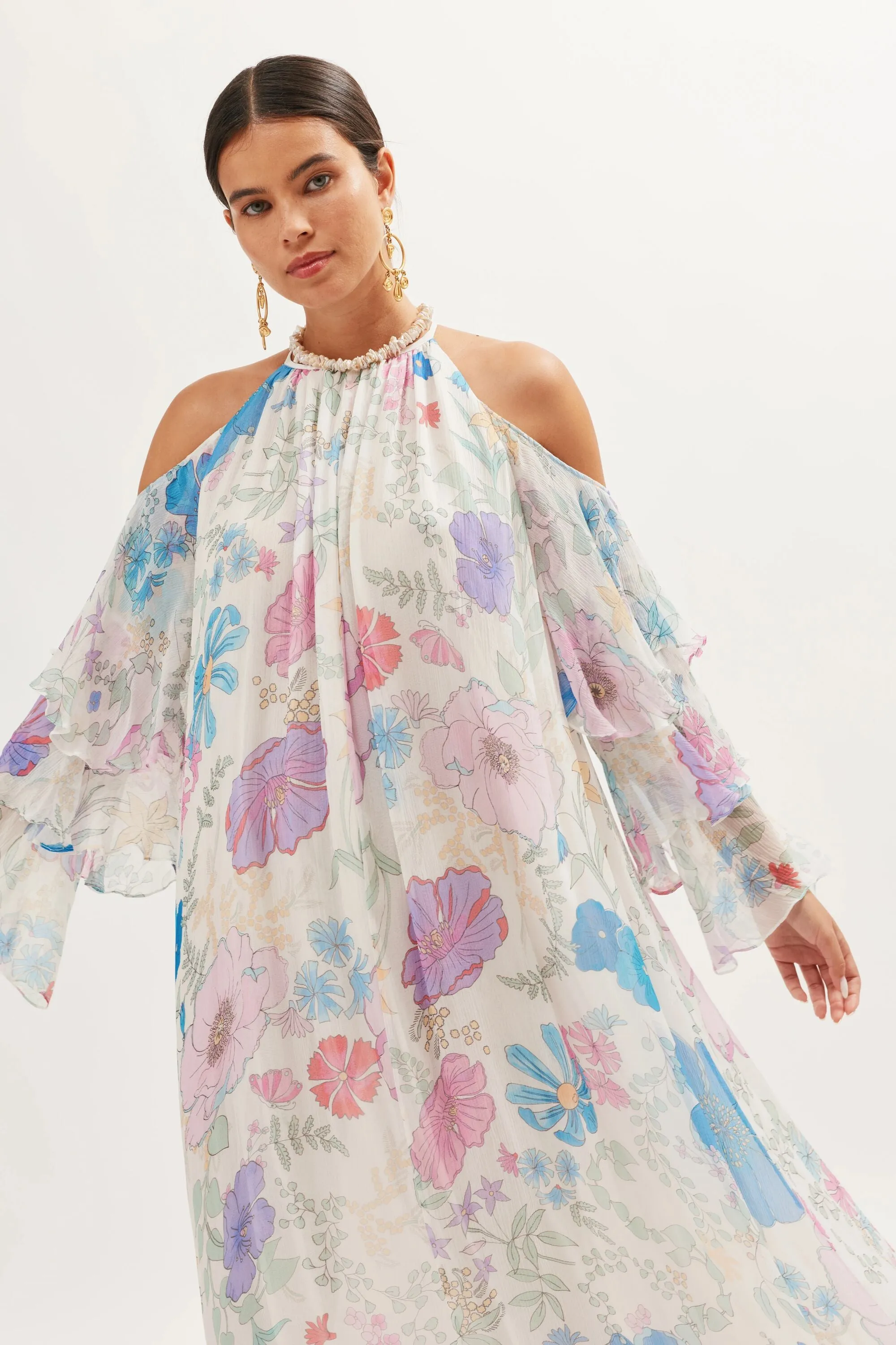 Niara - Bhatia Floral Cream sold by RIXO product image thumbnail 3