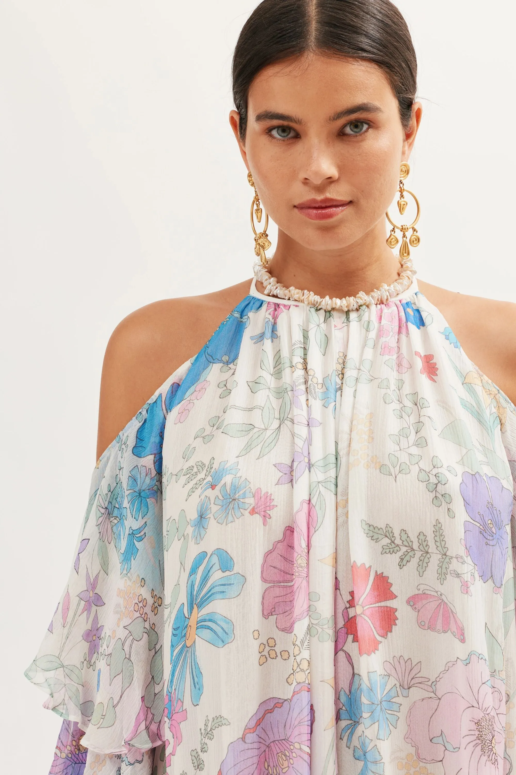 Niara - Bhatia Floral Cream sold by RIXO product image thumbnail 5