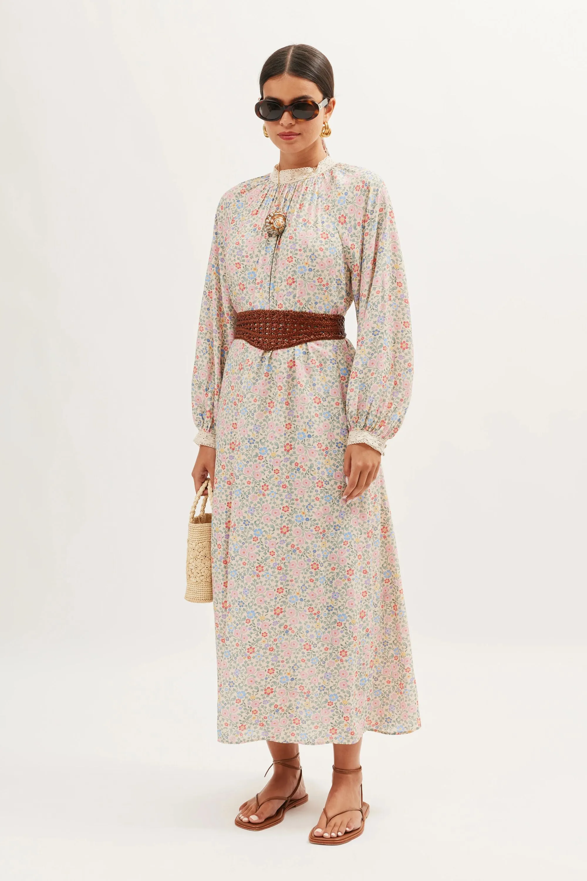 Kahlo - Billie Ditsy Cream sold by RIXO