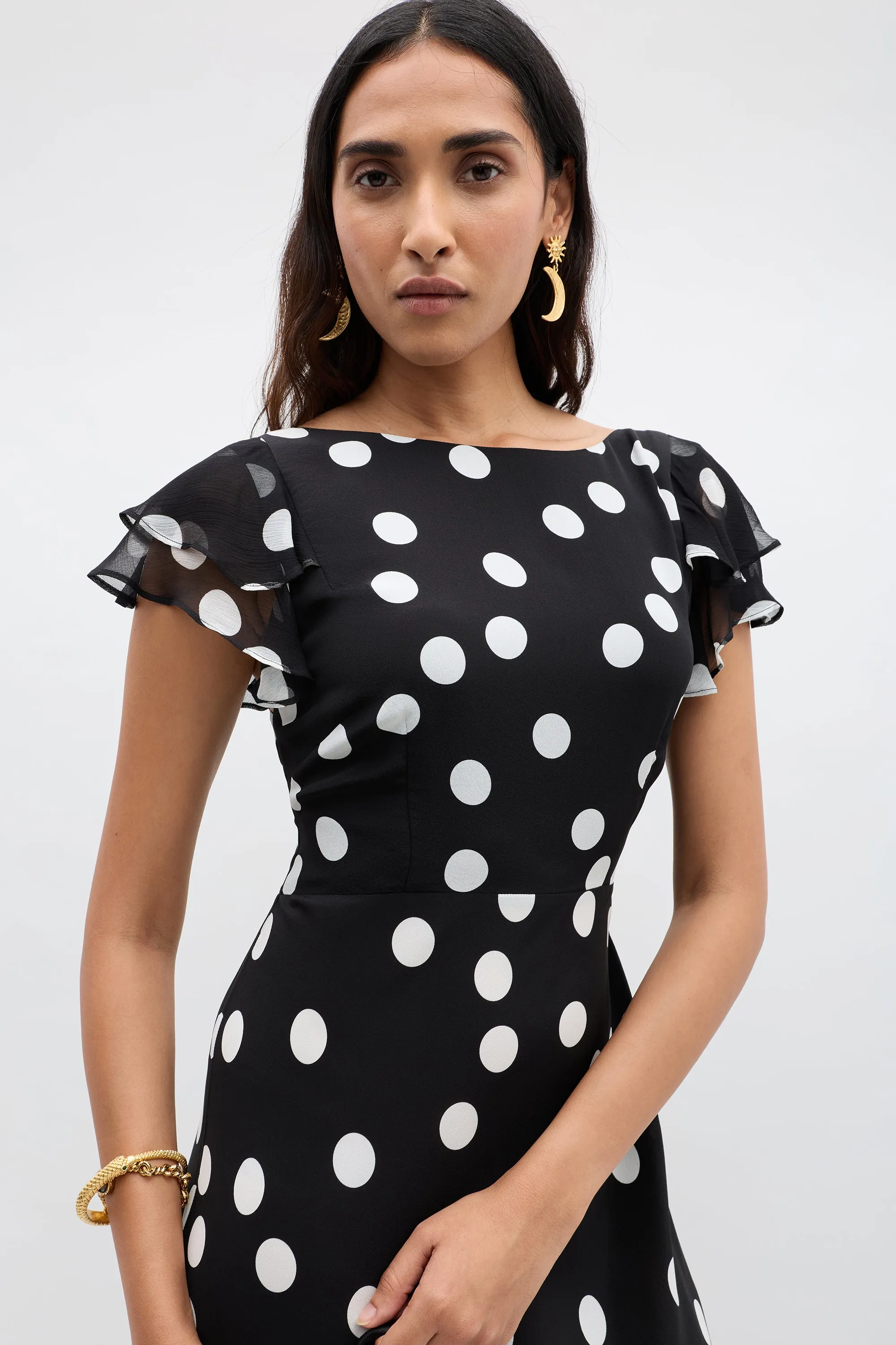 Ordinia - Mono Polka Dot Black sold by RIXO product image thumbnail 5
