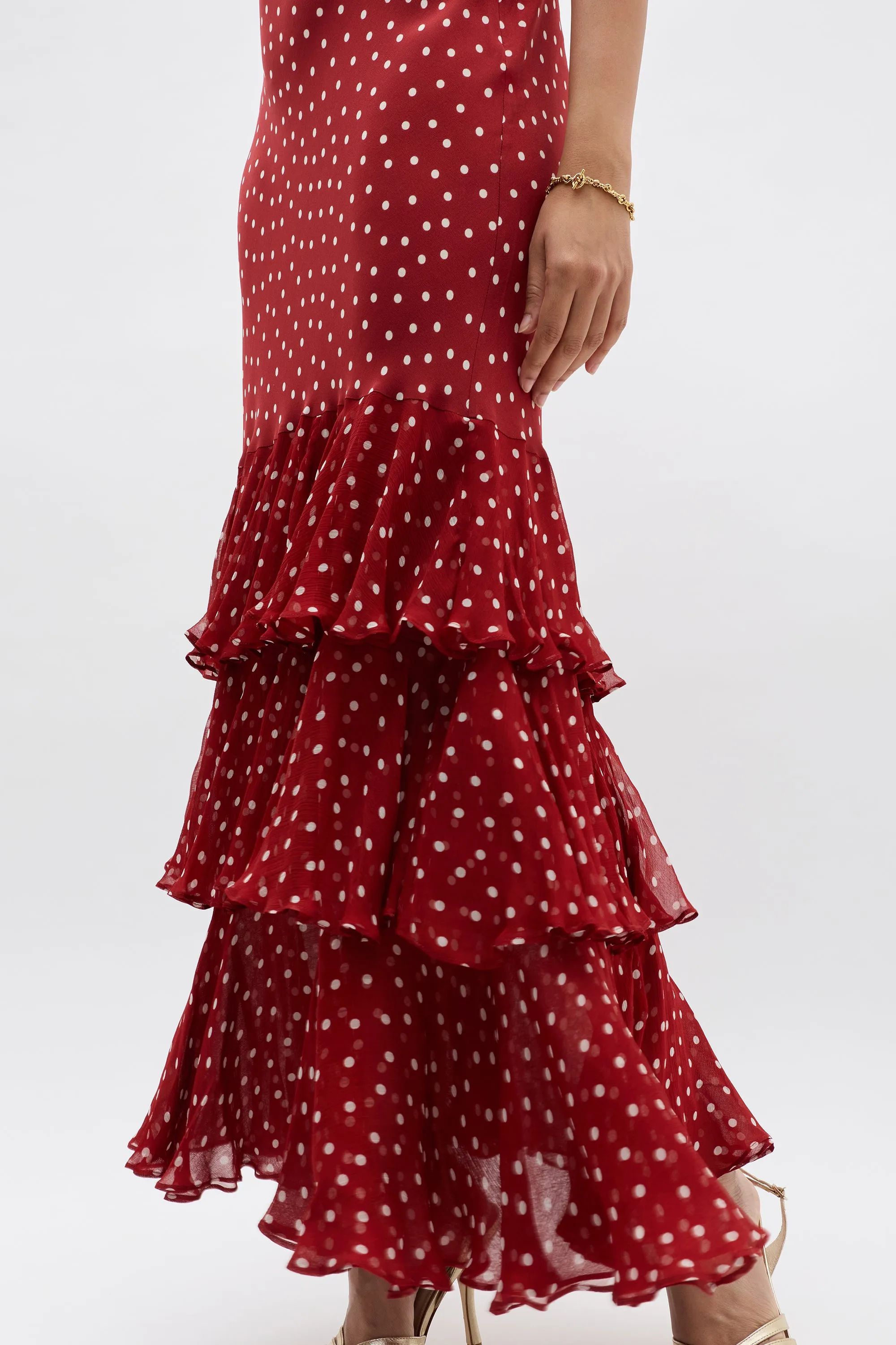 Amelle - Layla Dot Red sold by RIXO product image thumbnail 5