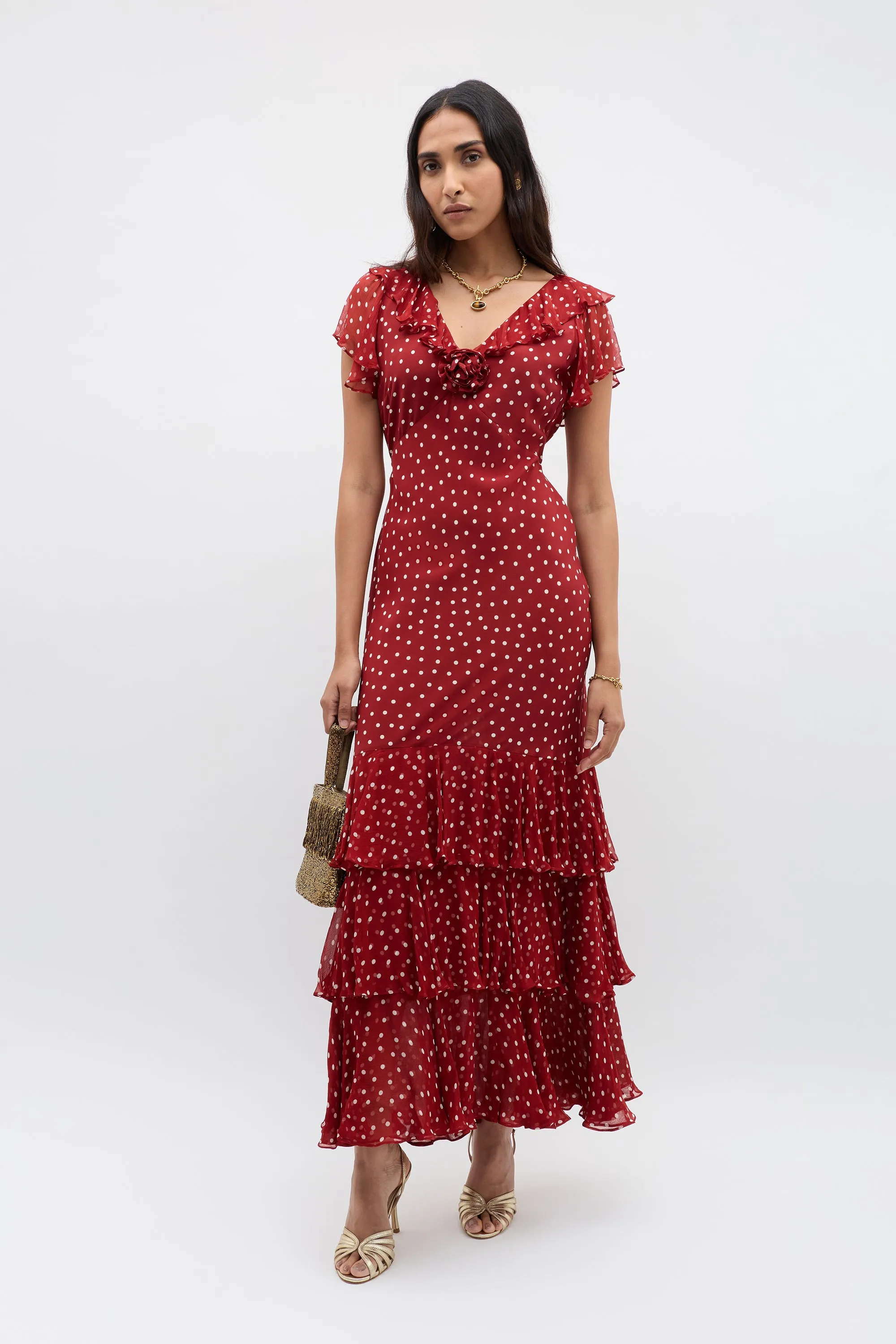 Amelle - Layla Dot Red sold by RIXO