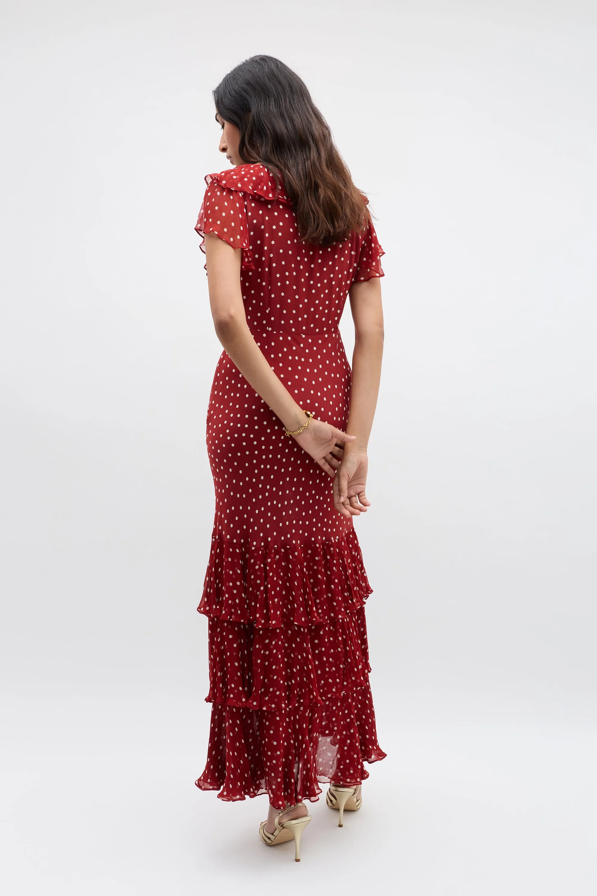 Amelle - Layla Dot Red sold by RIXO product image thumbnail 3