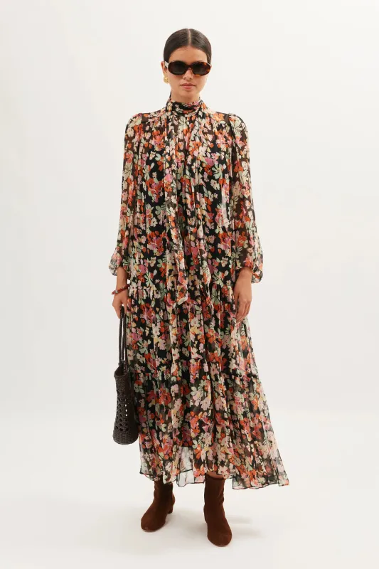 Adalind  -  Primrose Floral Deep Navy sold by RIXO