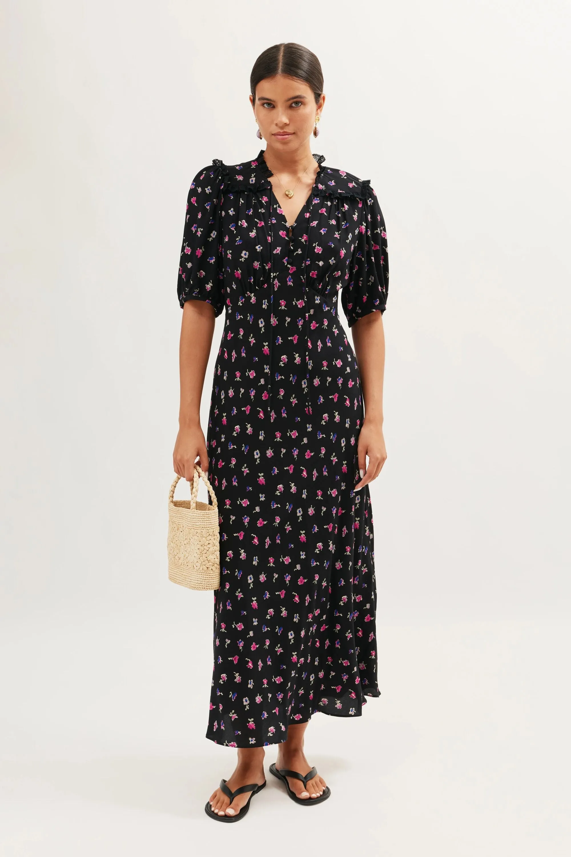 Gwen - French Ditsy Black sold by RIXO product image thumbnail 4