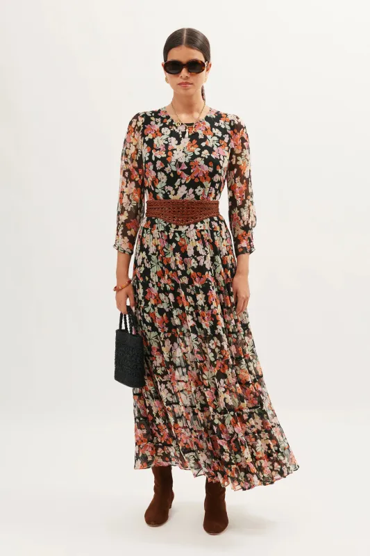 Kristen  -  Primrose Floral Deep Navy sold by RIXO