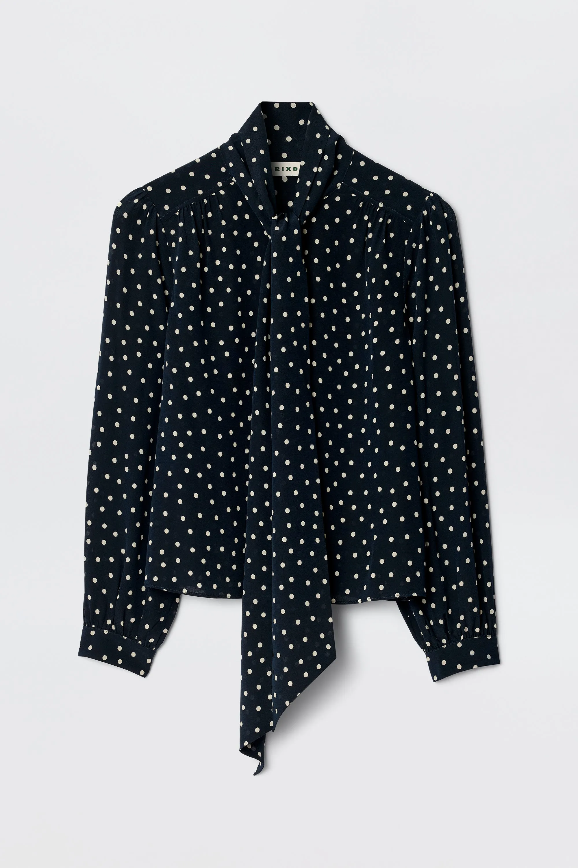 Melaina - Layla Dot Navy sold by RIXO product image thumbnail 2