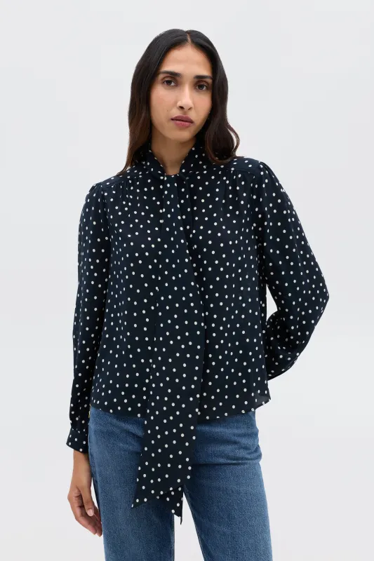 Melaina - Layla Dot Navy sold by RIXO