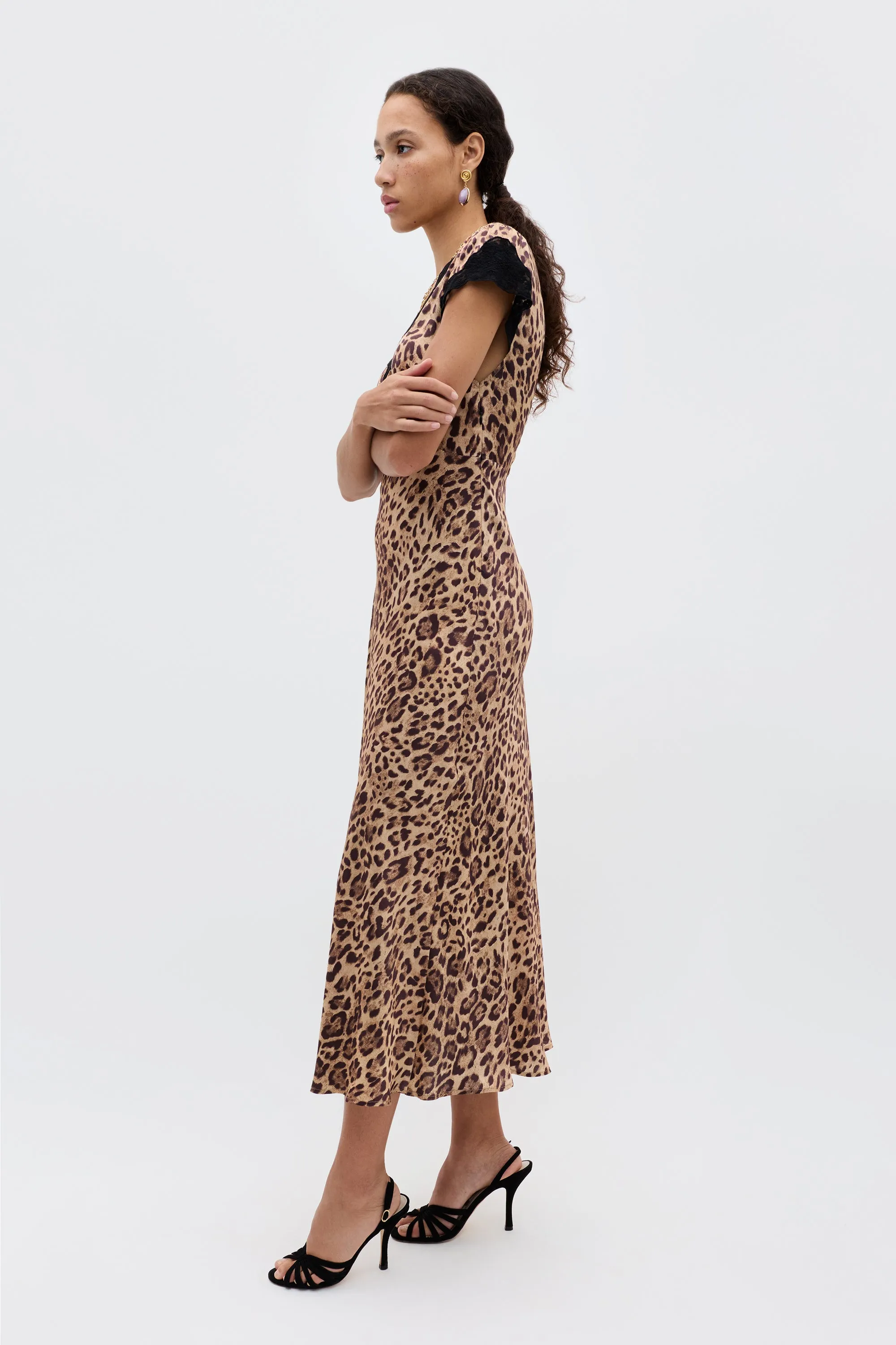 Amari - Mila Leopard Brown sold by RIXO product image thumbnail 5