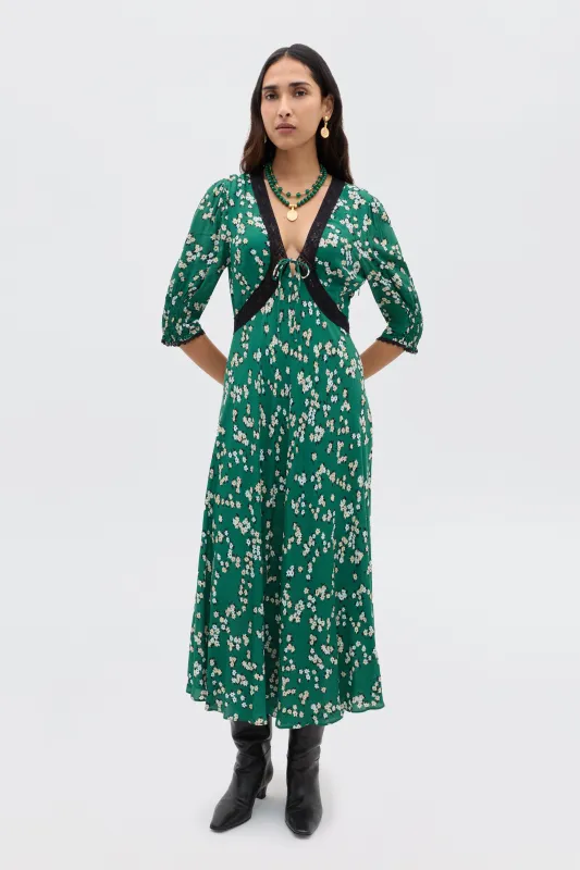 Amina - City Floral Olive sold by RIXO