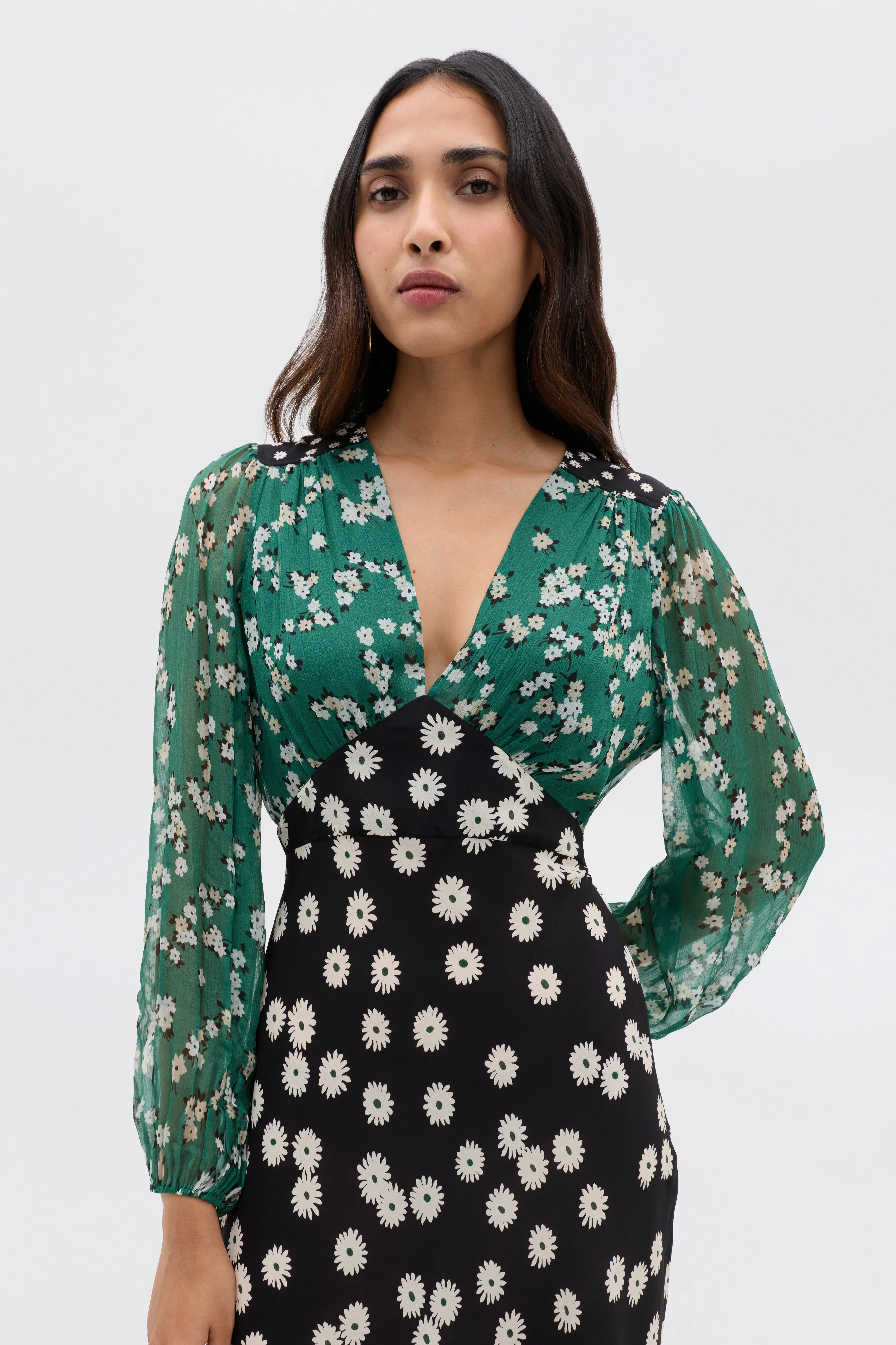 Kaila - City Floral Mix Olive sold by RIXO product image thumbnail 4