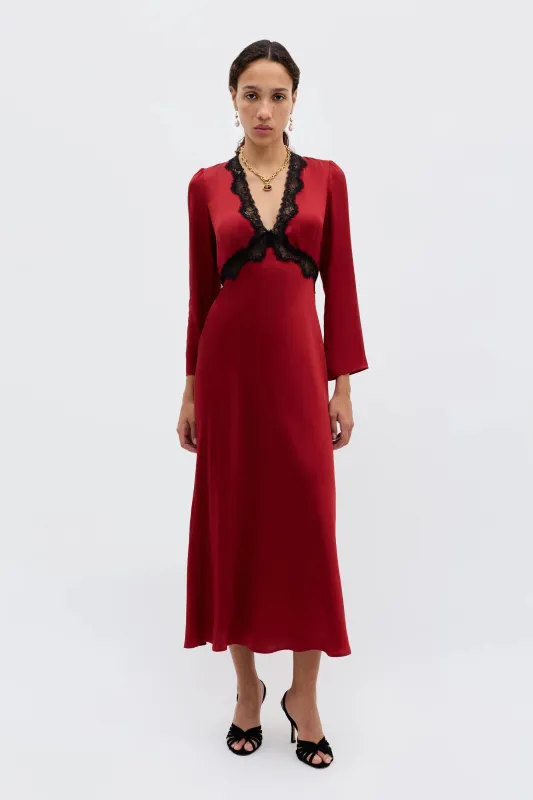 Debra - Burgundy sold by RIXO