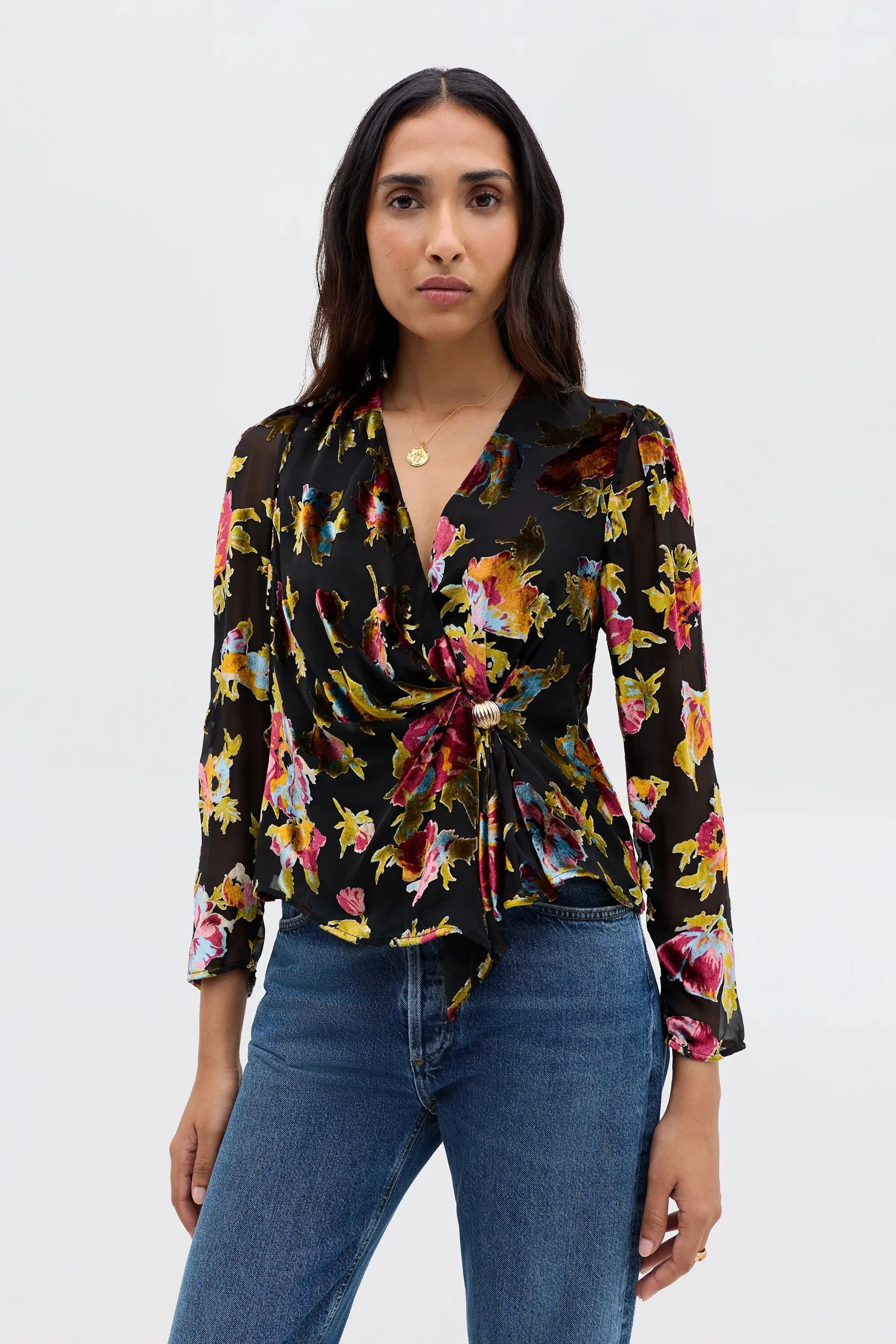 Everlyn - Countryside Devoré Black sold by RIXO