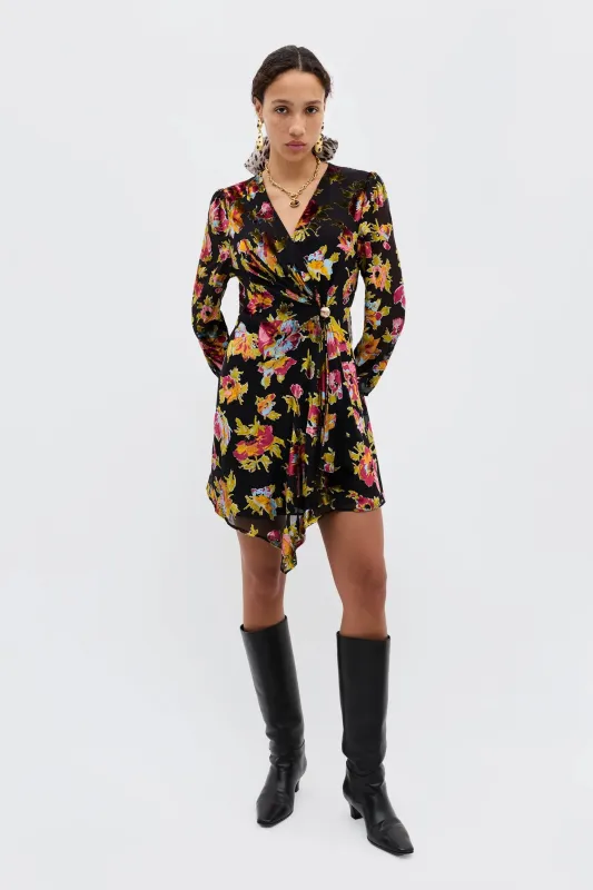 Kensley - Countryside Devoré Black sold by RIXO