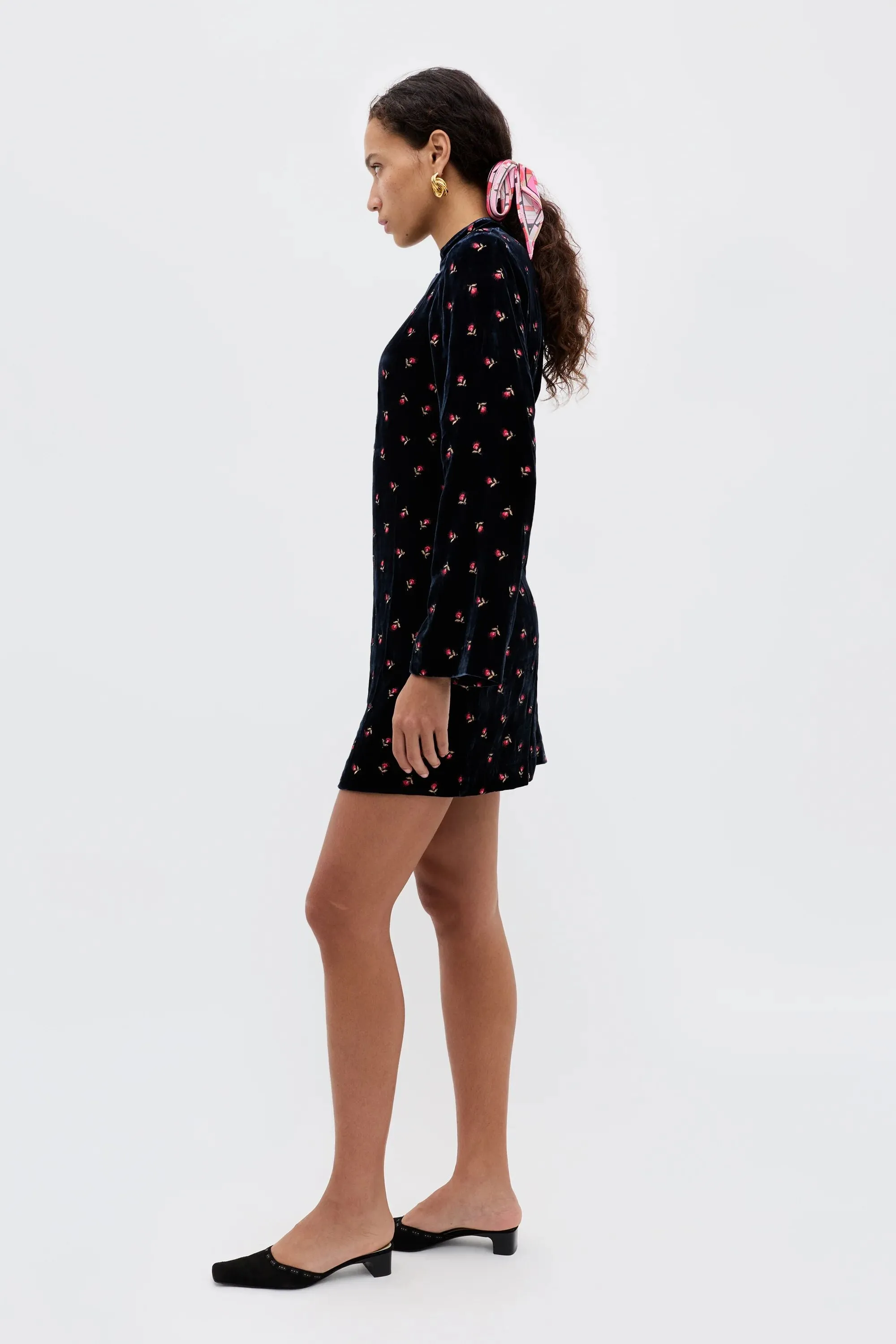 Calla - Dandy Embroidery Deep Navy sold by RIXO product image thumbnail 5