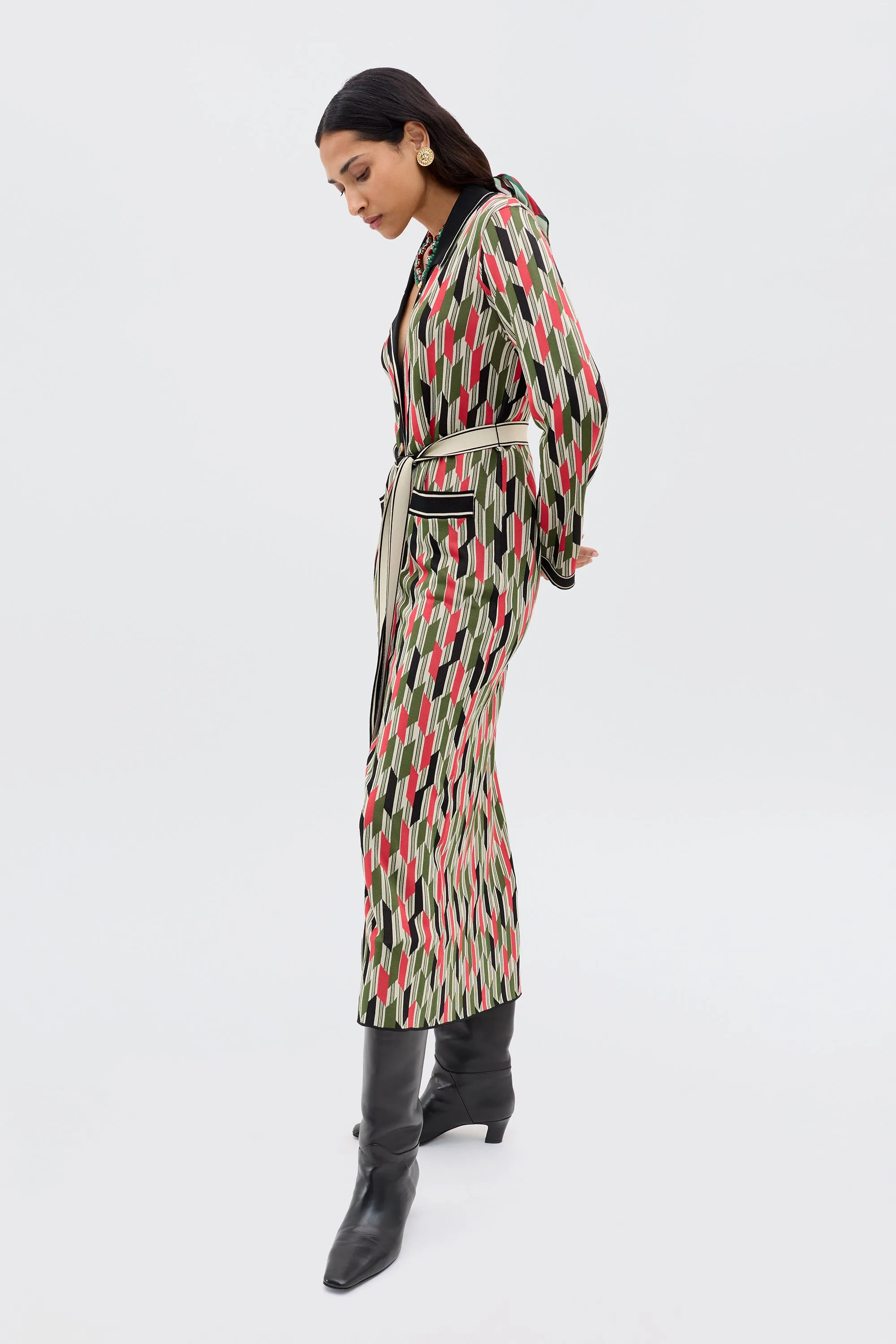 Apollo - Chevron Yarn Dyed Cream sold by RIXO