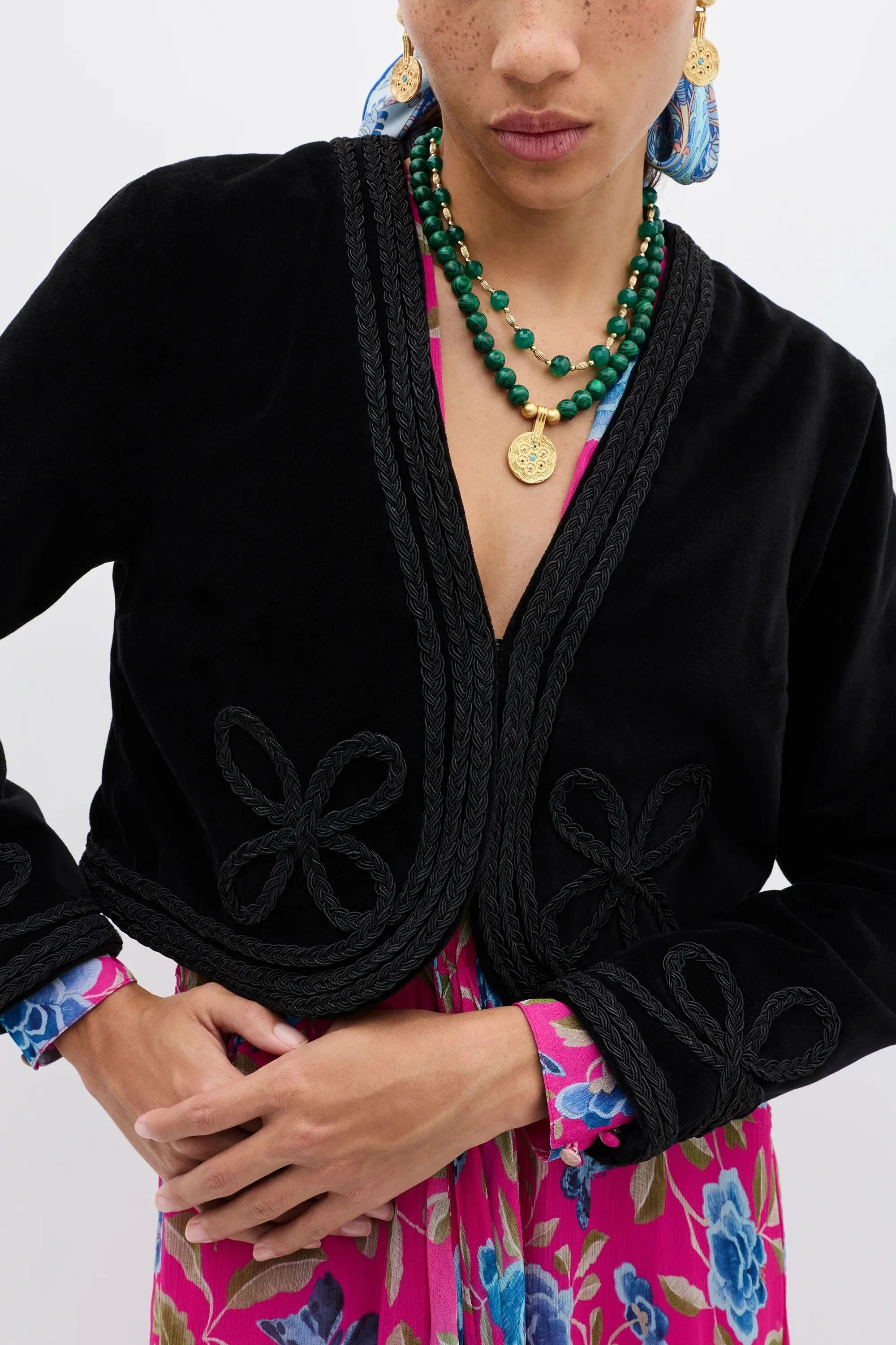 Kesia - Clover Appliqué Black sold by RIXO product image thumbnail 4