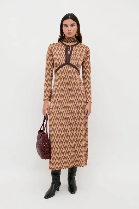 Pamela  -  Maeve Jacquard Multi sold by RIXO