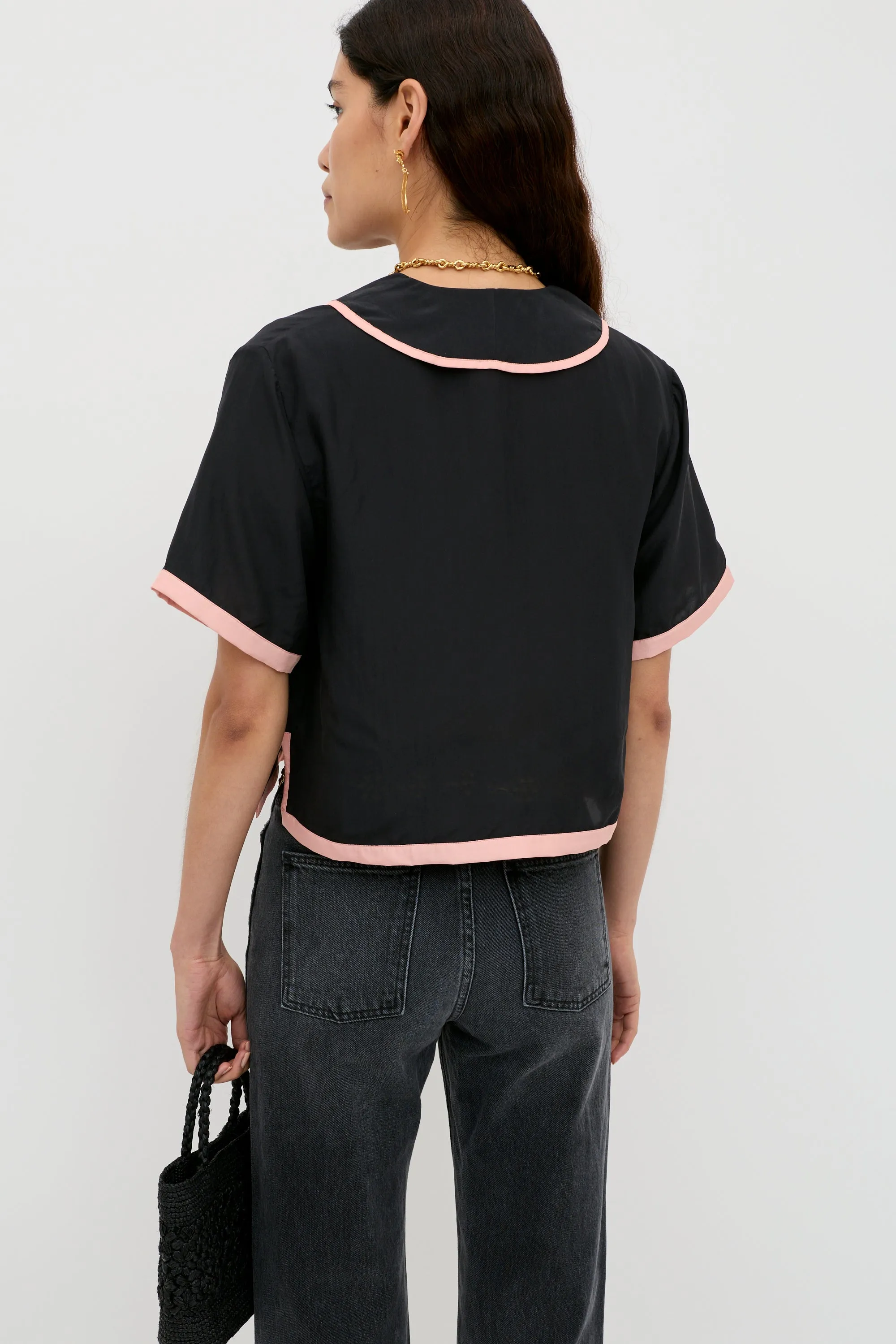 Nicolina - Frida Embroidery Black sold by RIXO product image thumbnail 3