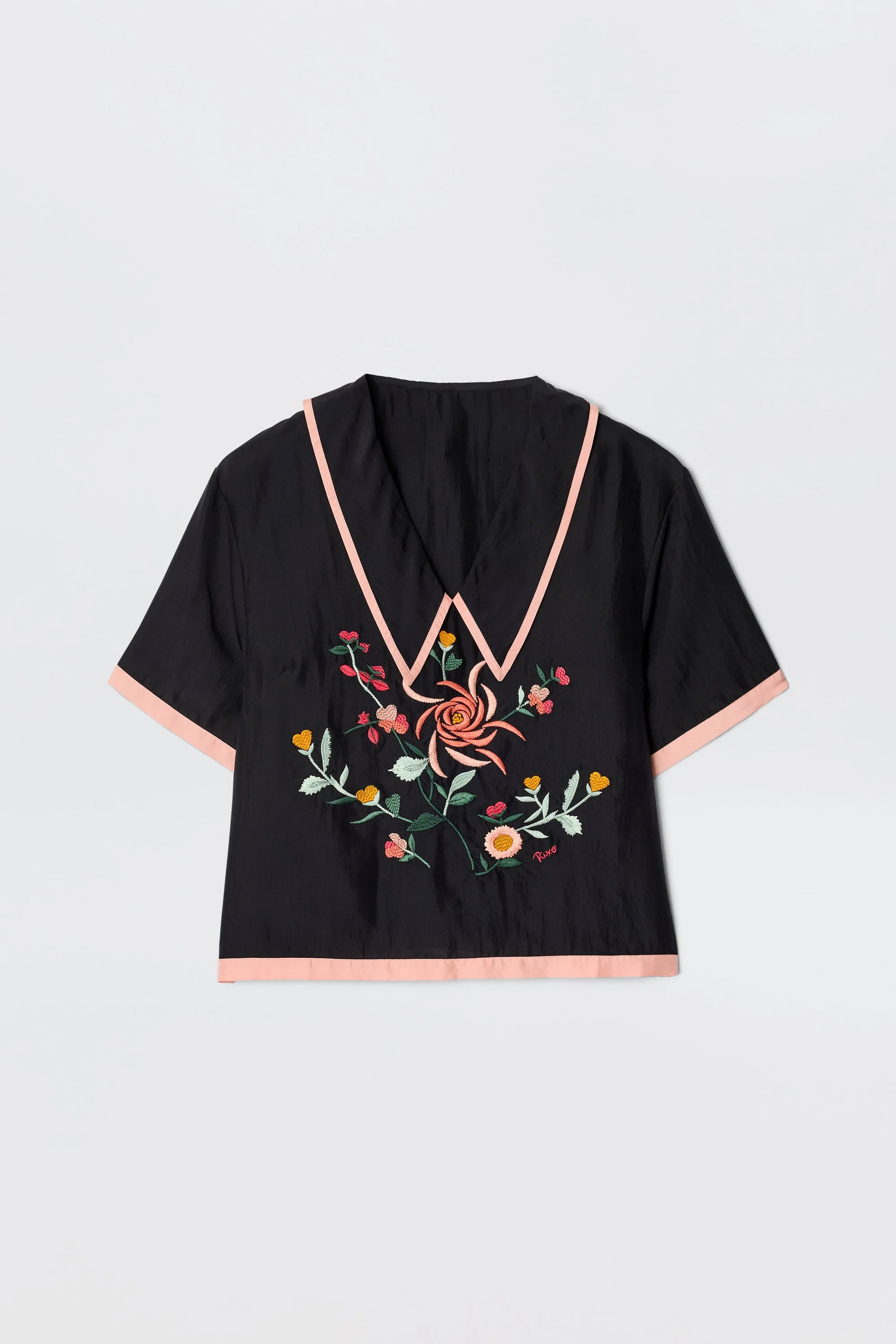 Nicolina - Frida Embroidery Black sold by RIXO product image thumbnail 5