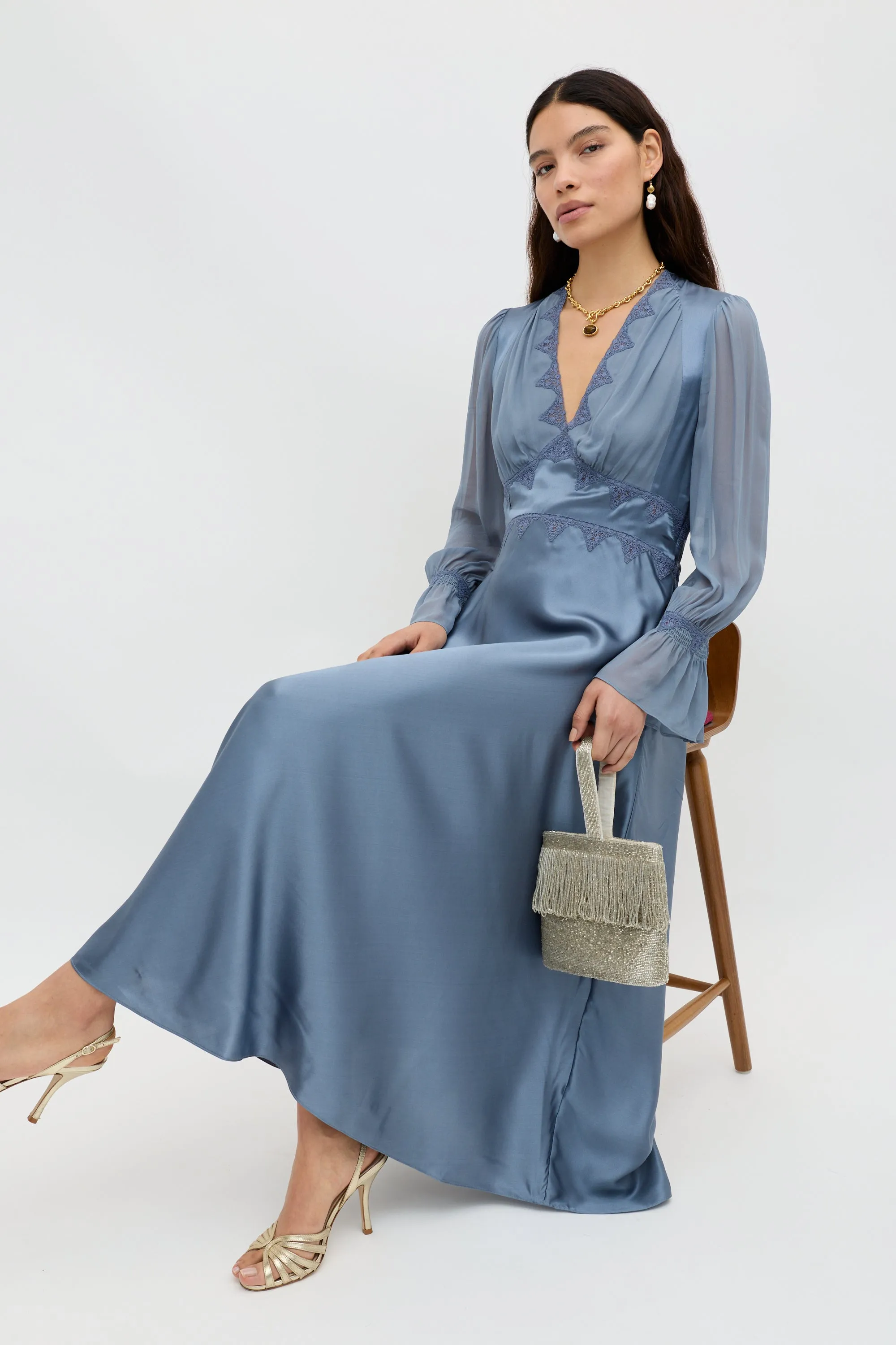 Arlena - Stone Blue sold by RIXO product image thumbnail 4