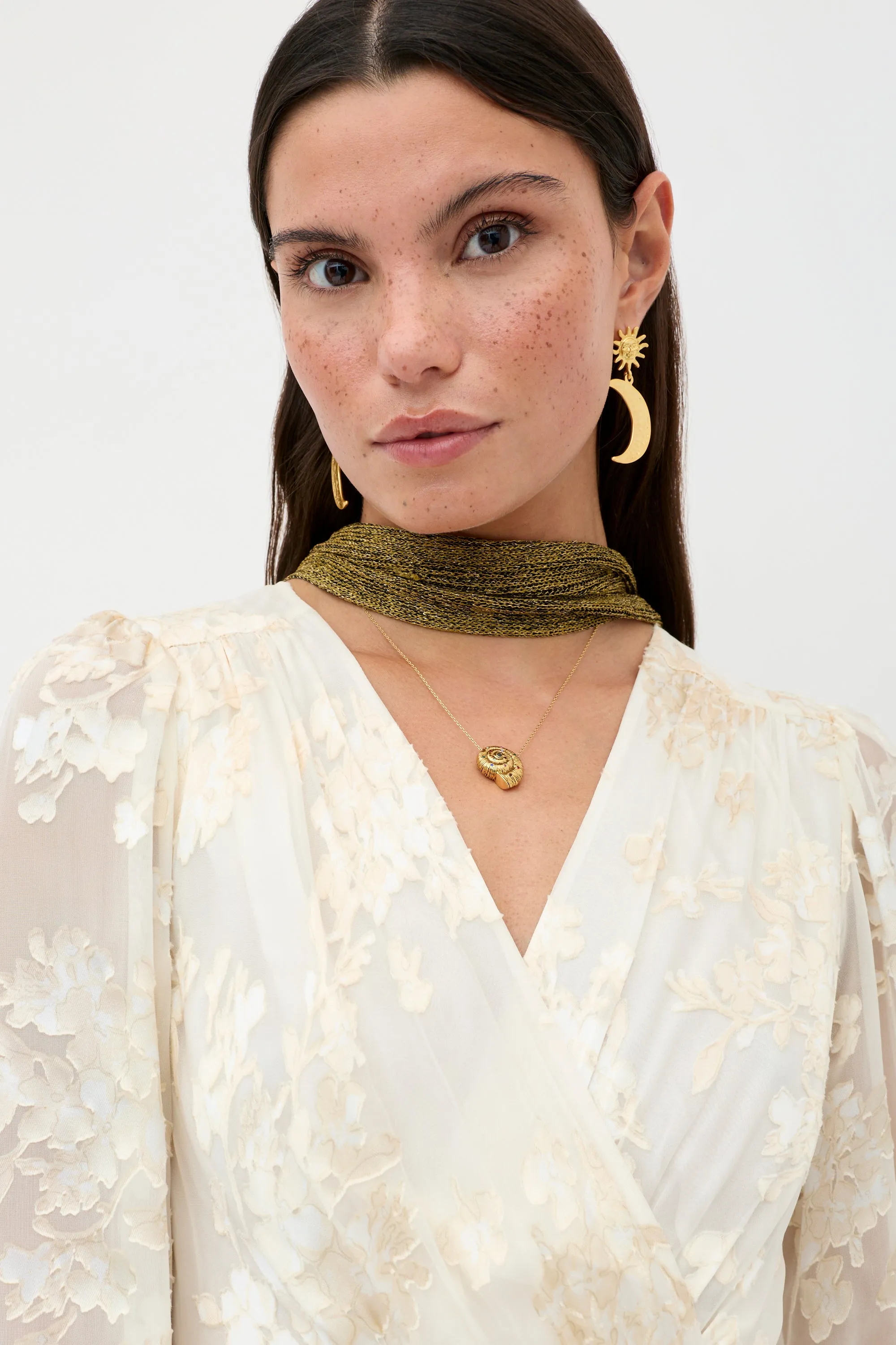 Elsie - Bouquet Devore Cream sold by RIXO product image thumbnail 4