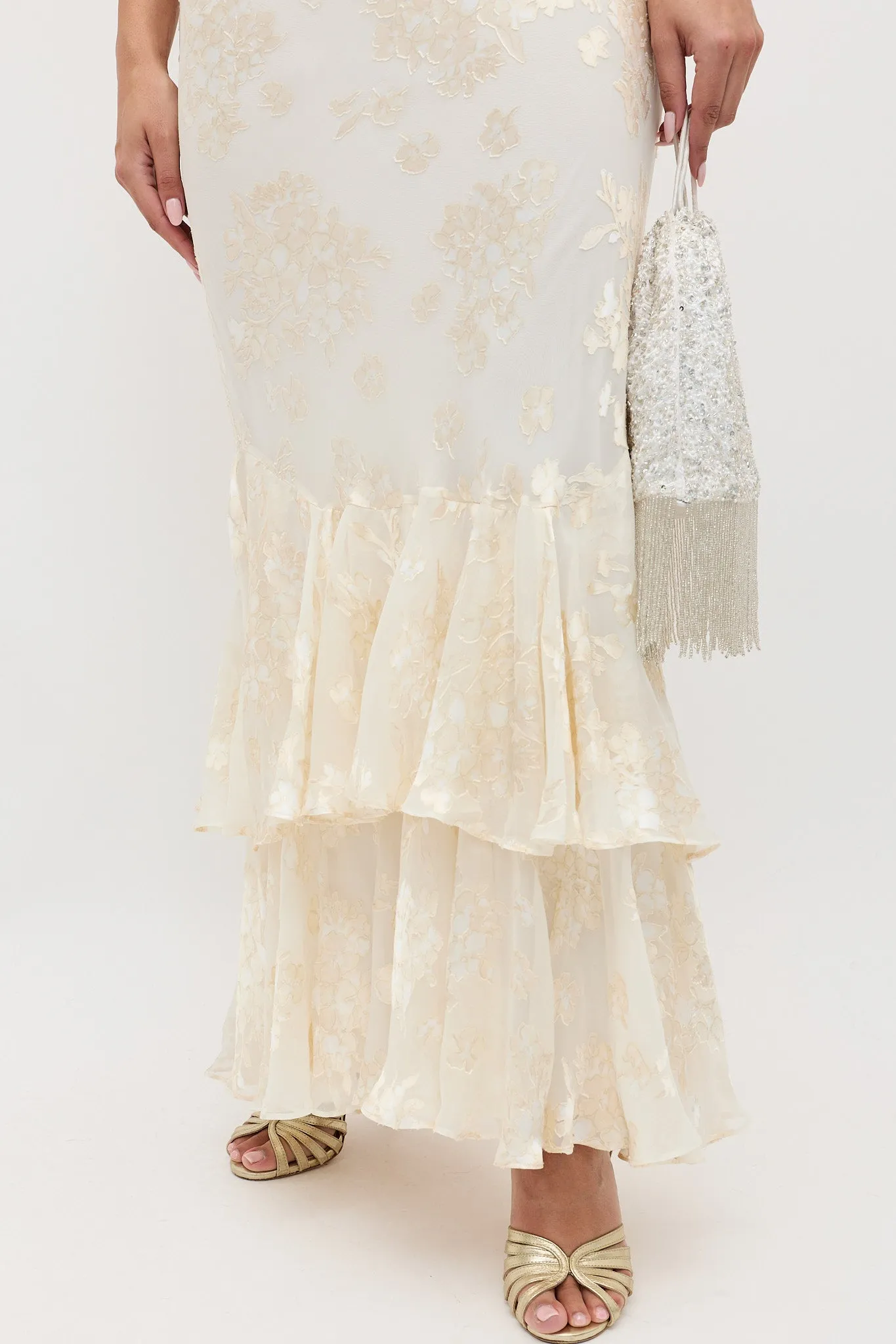 Ordinia - Bouquet Devoré Cream sold by RIXO product image thumbnail 5