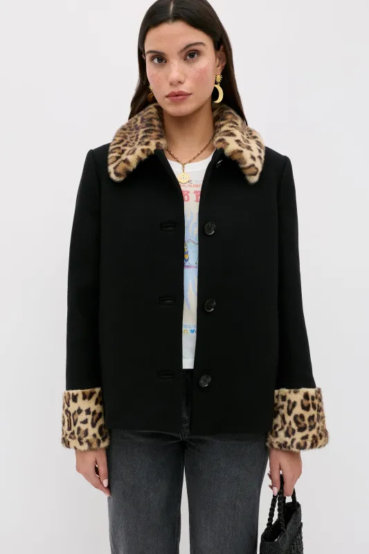 Aldith  -  Marla Leopard Black sold by RIXO