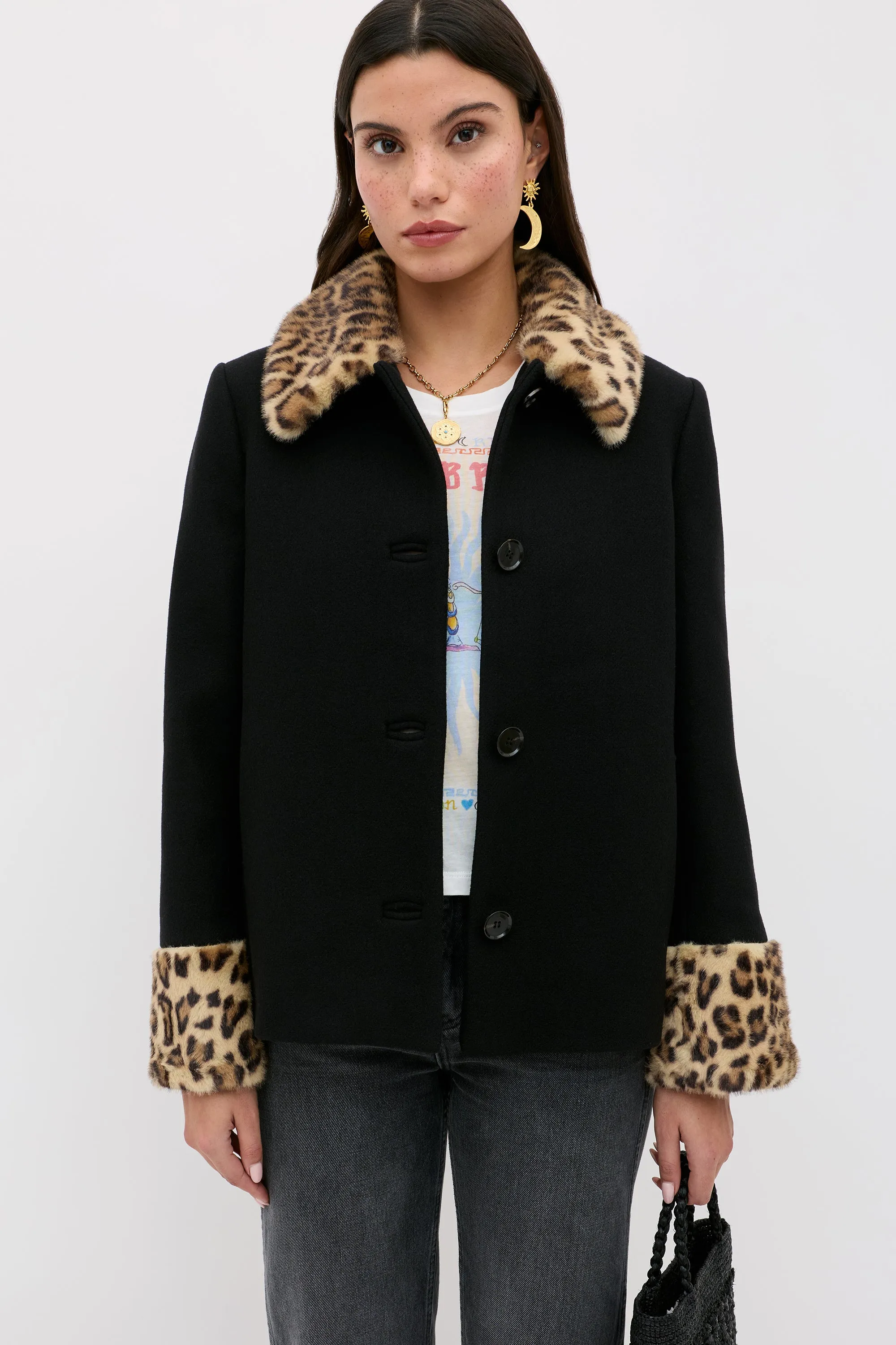 Aldith - Marla Leopard Black sold by RIXO