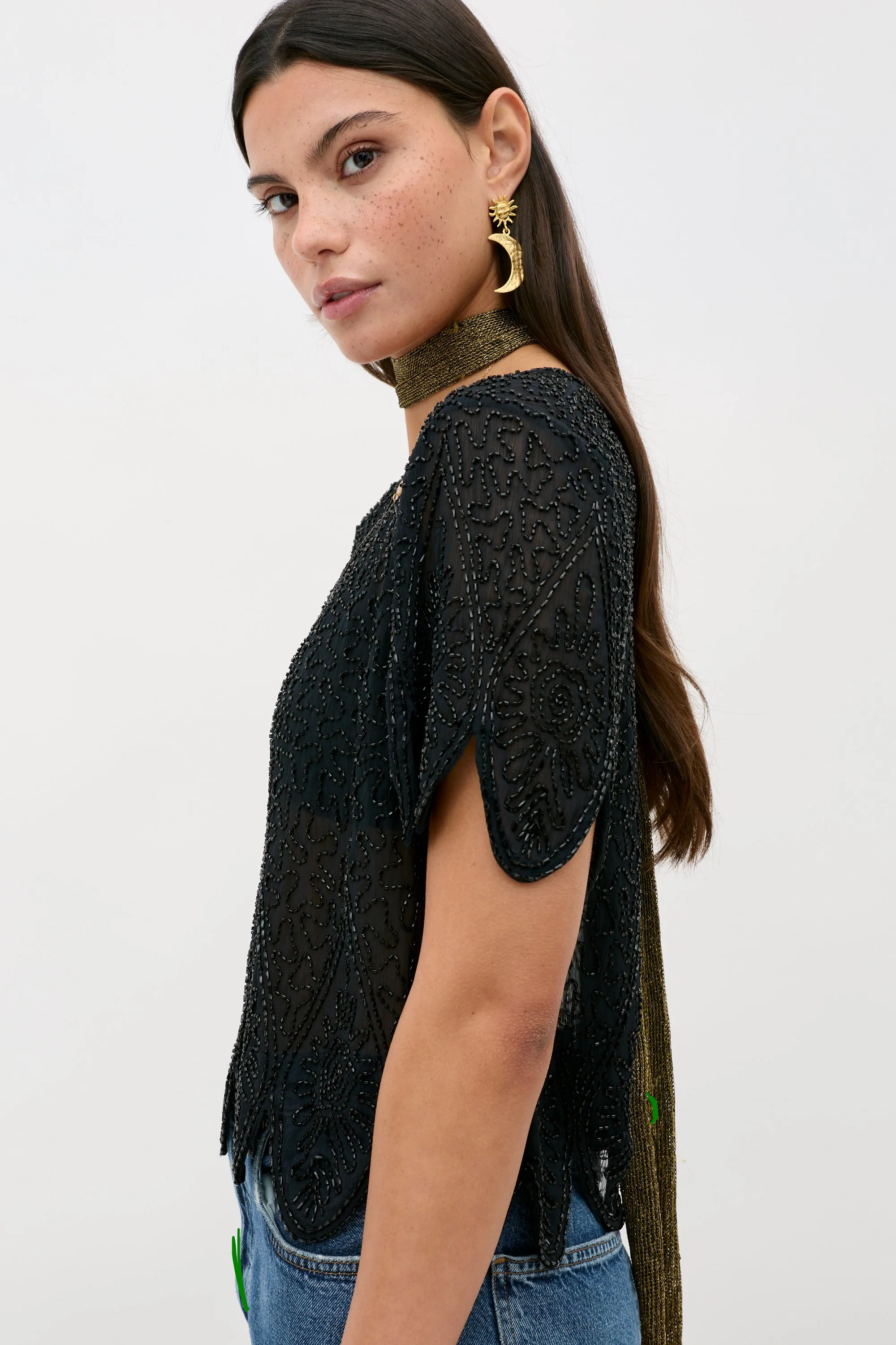 Ainsleigh - Florence Embellishment Antique Black sold by RIXO product image thumbnail 4