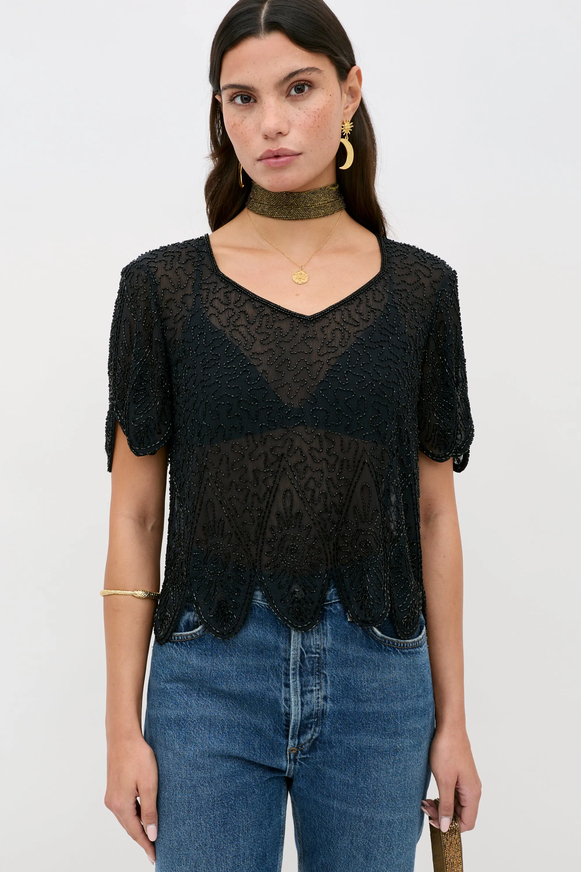 Ainsleigh - Florence Embellishment Antique Black sold by RIXO