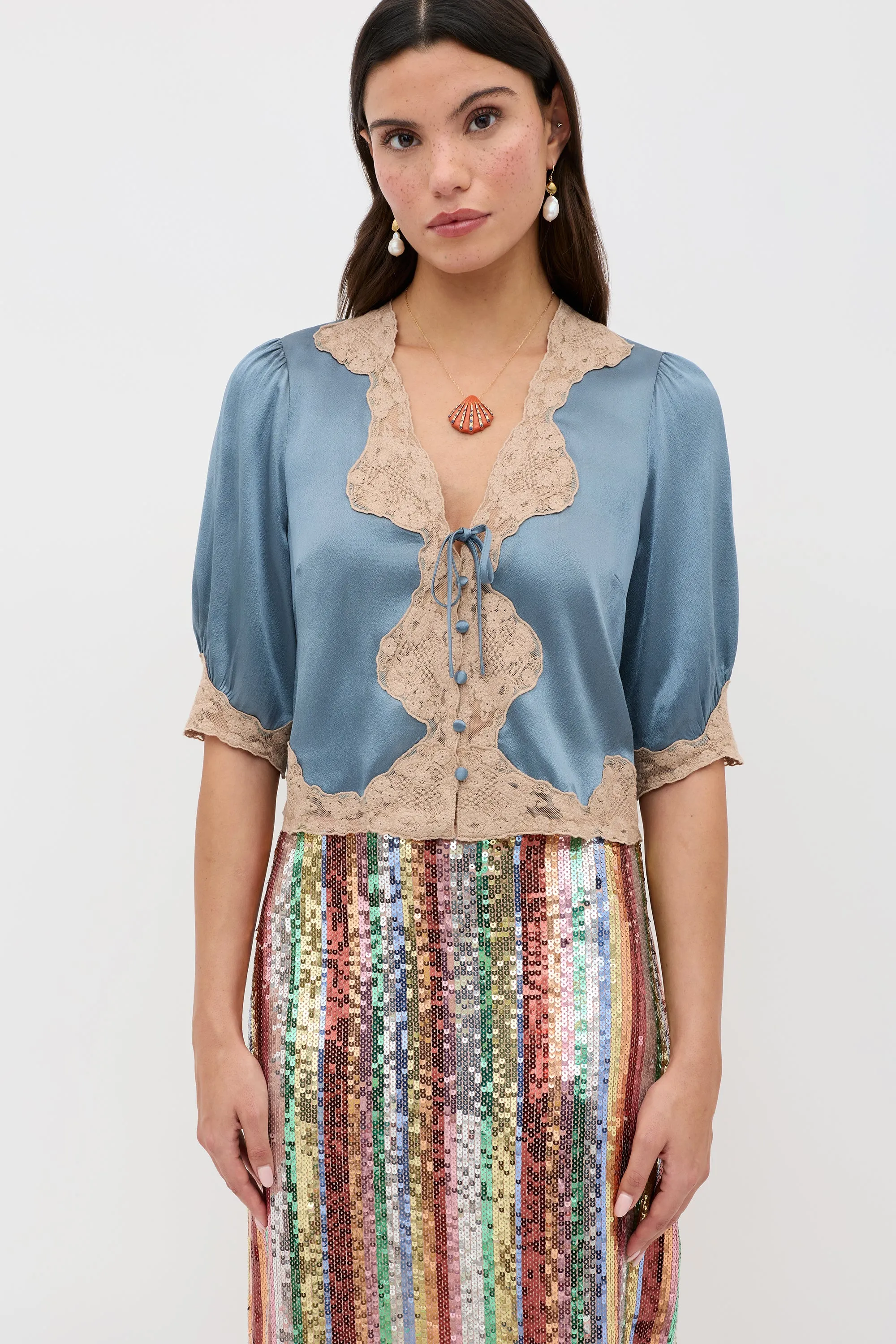 Ursula - Stone Blue sold by RIXO product image thumbnail 2