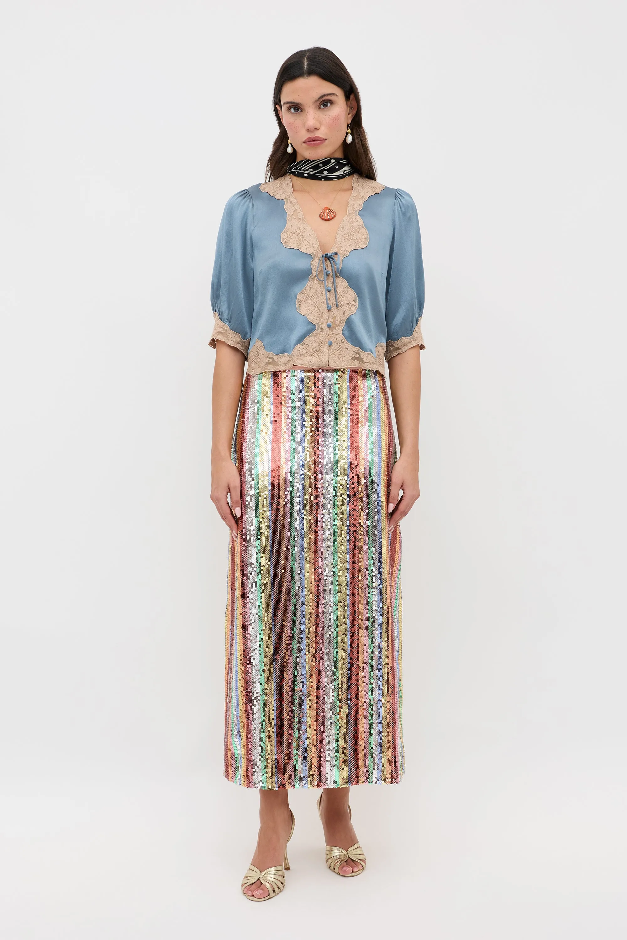 Ursula - Stone Blue sold by RIXO product image thumbnail 4