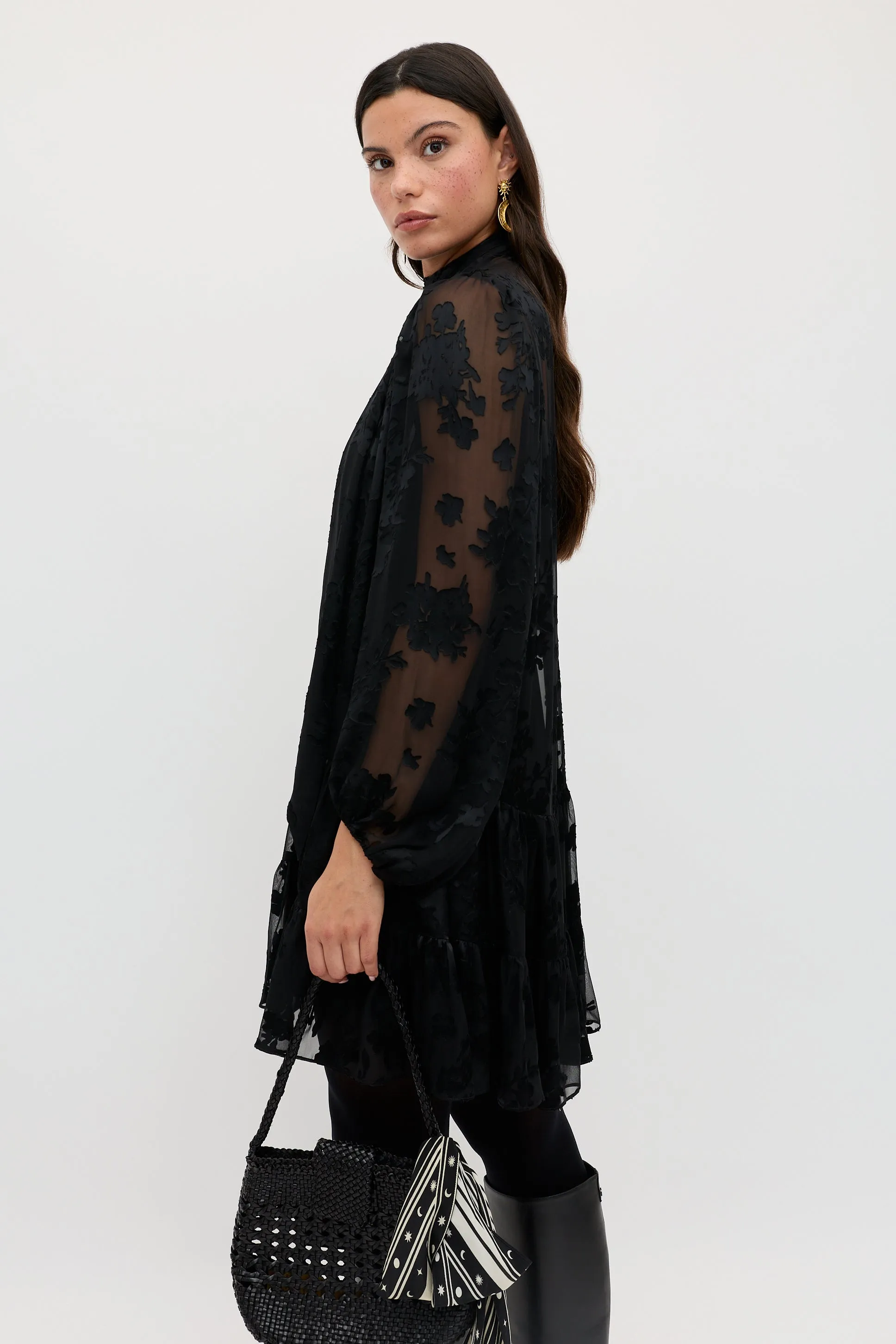 Anaya - Bouquet Devoré Black sold by RIXO product image thumbnail 2