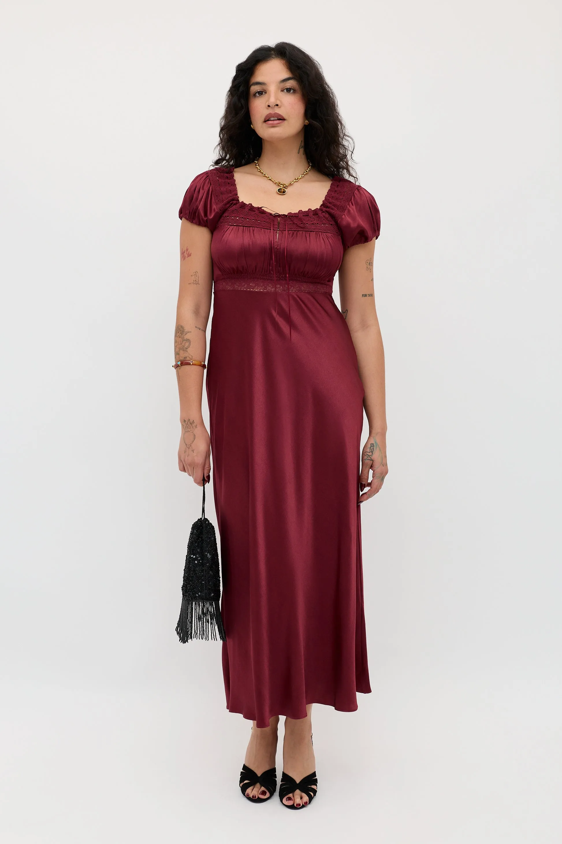 Maeva - Maroon sold by RIXO product image thumbnail 2
