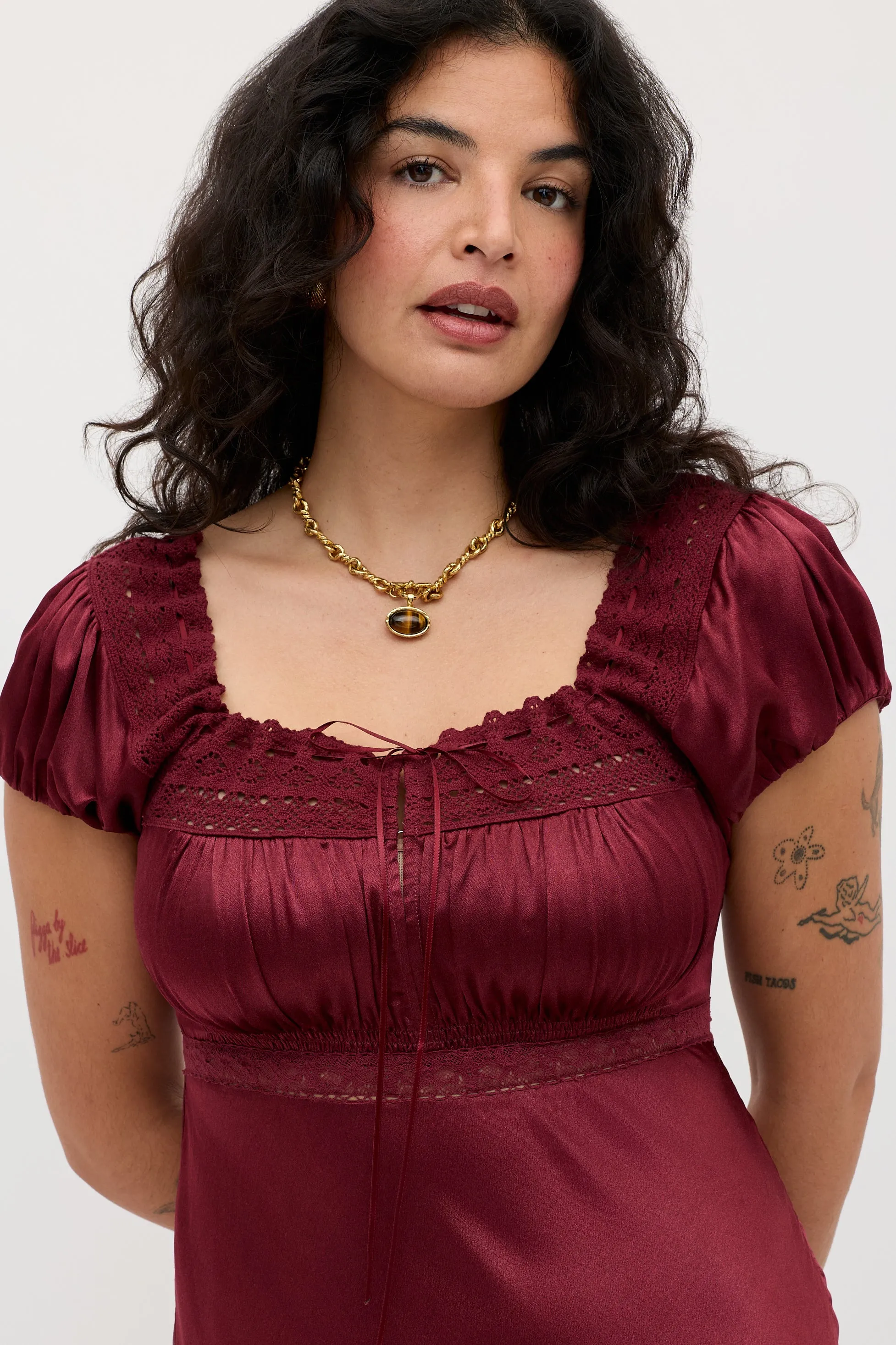 Maeva - Maroon sold by RIXO product image thumbnail 3