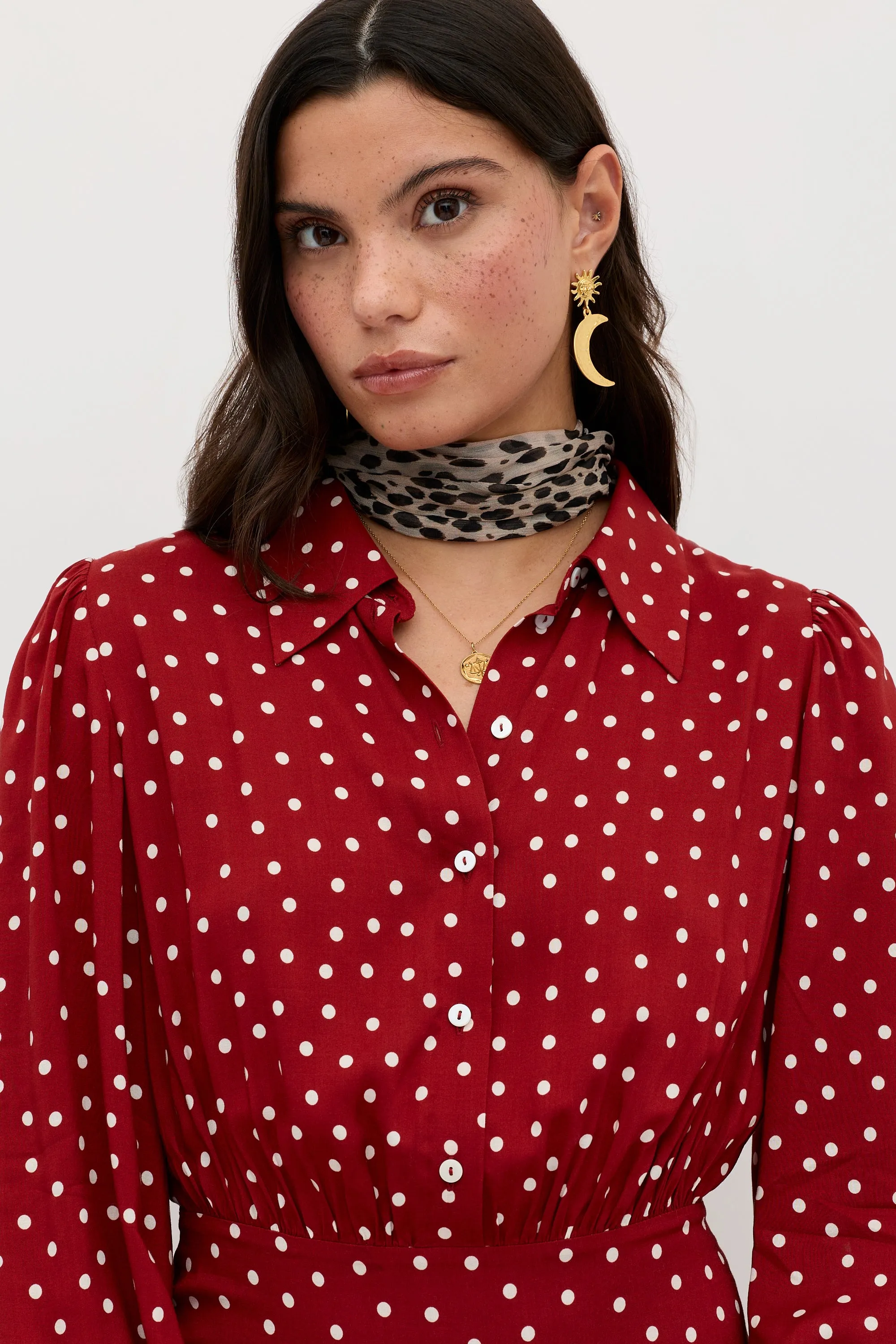 Izzy - Layla Dot Red sold by RIXO product image thumbnail 4