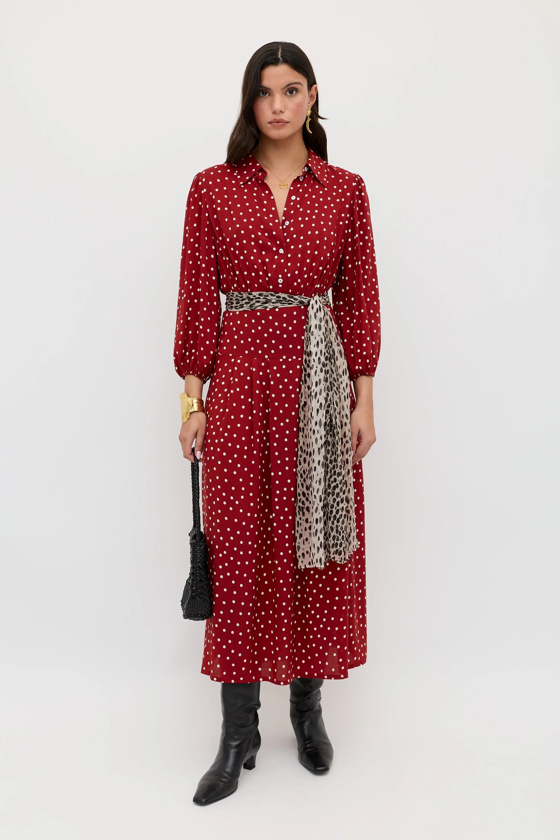 Izzy - Layla Dot Red sold by RIXO product image thumbnail 2